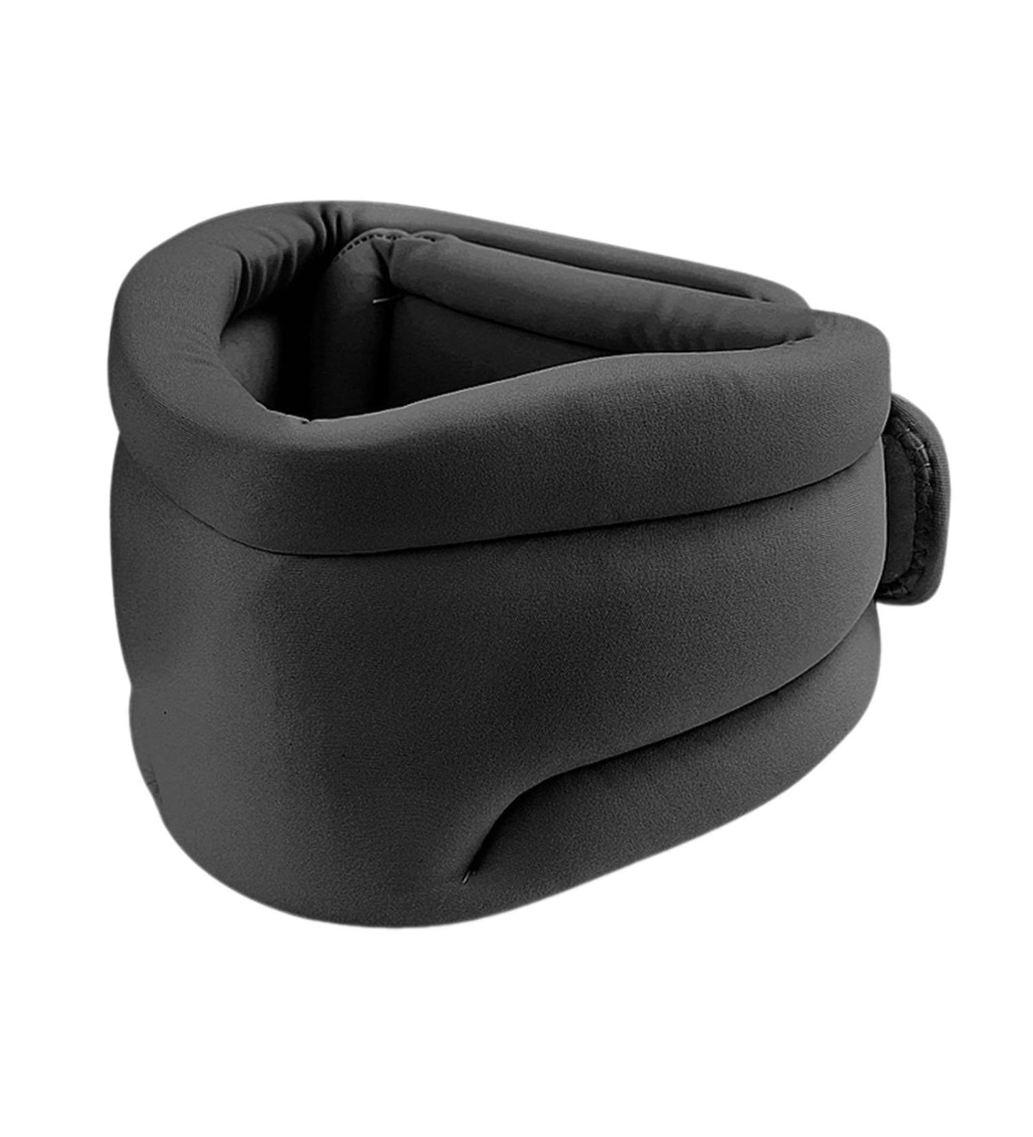 Predolo Cervicorrect Neck Support Foam Pillow - Soft Sponge Neck Brace for Airplanes Black | International Shipping Available - Buy Online on SooperMarket.com