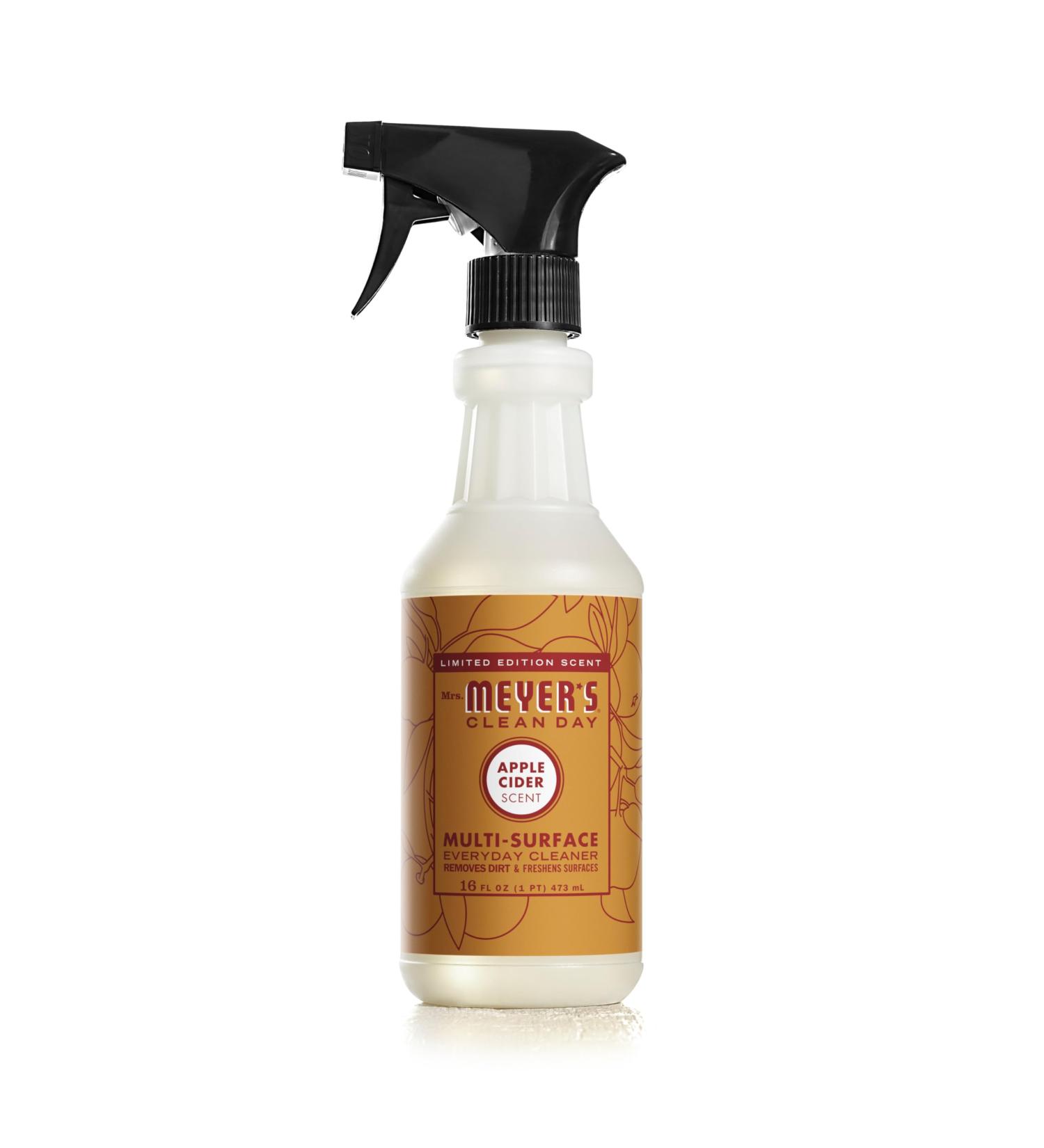 MRS. MEYER'S CLEAN DAY All-Purpose Cleaner Spray - Apple Cider 16 Fl Oz | Eco-Friendly Natural Cleaning Solutions for Home - Buy Online on SooperMarket.com