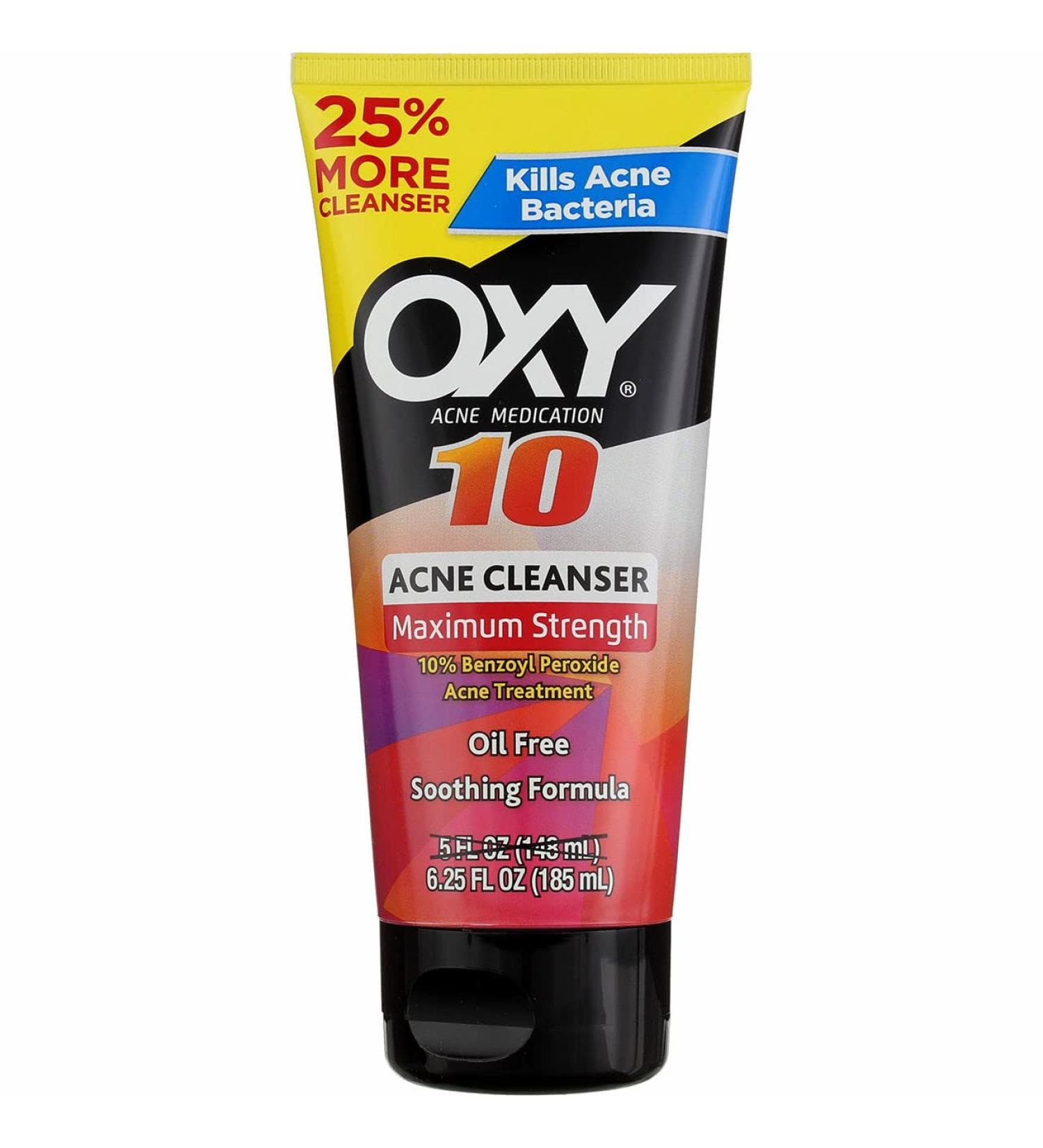 Oxy Acne Cleanser Maximum Strength 5oz (Pack of 3) - Fast-acting Acne Treatment - Buy Online on SooperMarket.com
