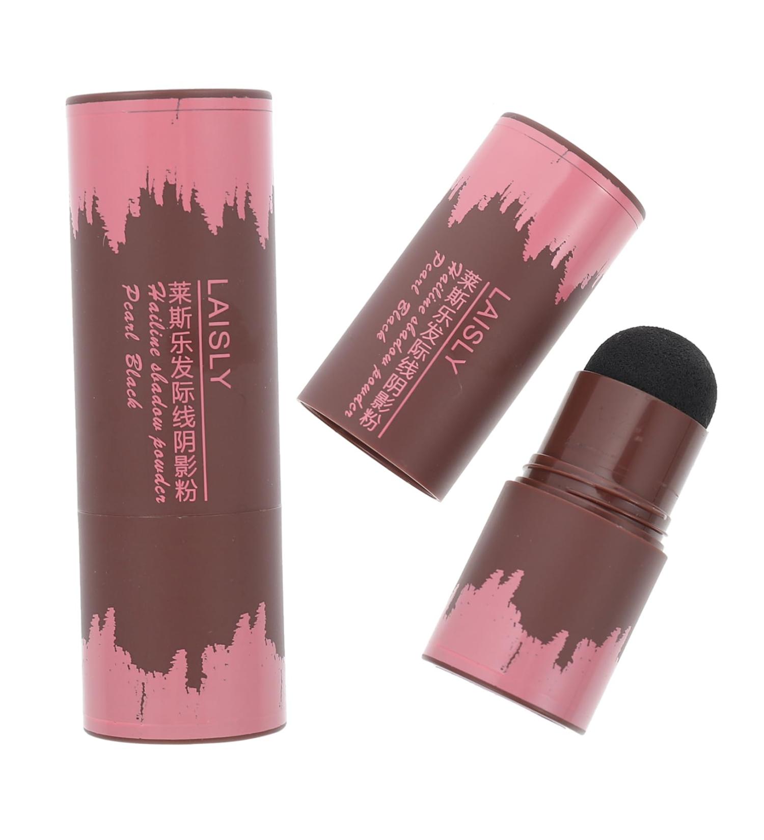 MAGICLULU 2pcs Hairline Powder Stick Makeup Powder Portable Sponge Pen Hairline Powder Waterproof Black Hairline Powder Brow Powder Concealer Trimming Reissue Artifact Plastic 1 count (Pack of 1) Assorted Color A - Buy Online on SooperMarket.com