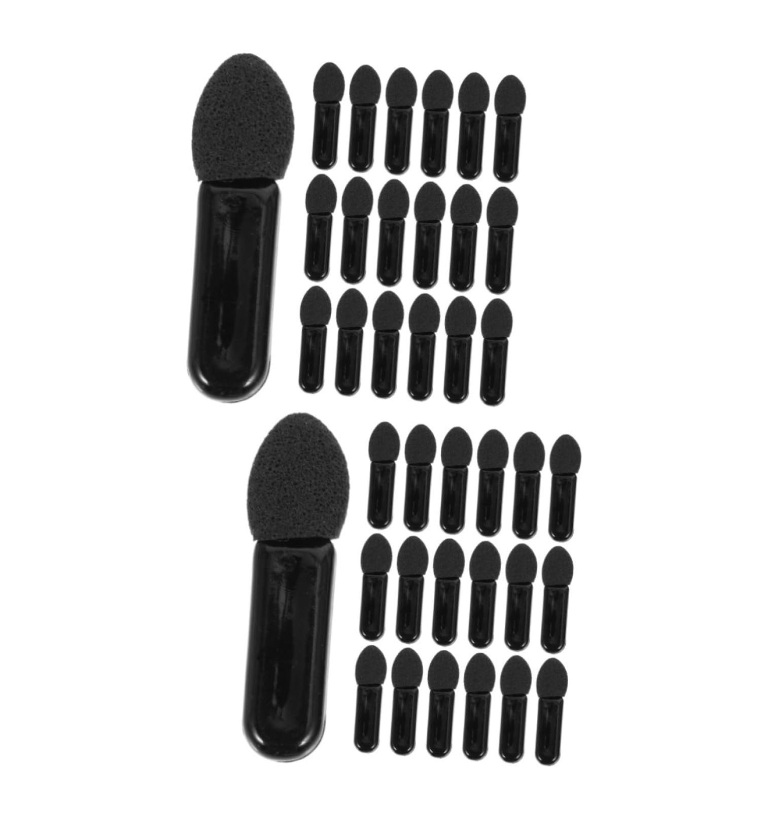 NOLITOY 200 Pcs Mini Eyeshadow Swab Lip Scrub Brush Eye Makeup Eyelash Spoolie Milky Cotton - Buy Online on SooperMarket.com