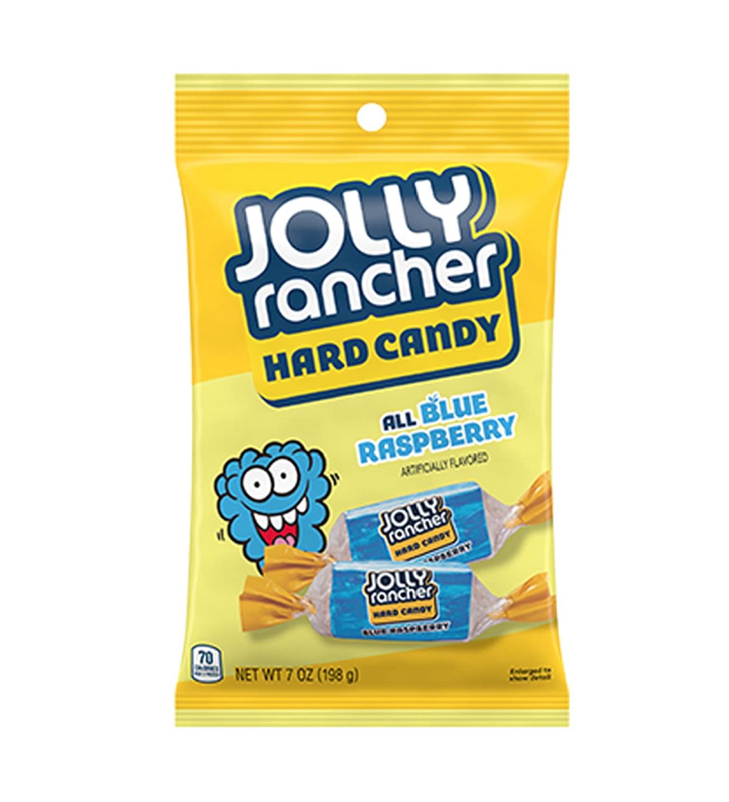 Jolly Rancher Hard Candy All Blue Raspberry - 7oz - 198g - American Candy - Just Blue Sweets