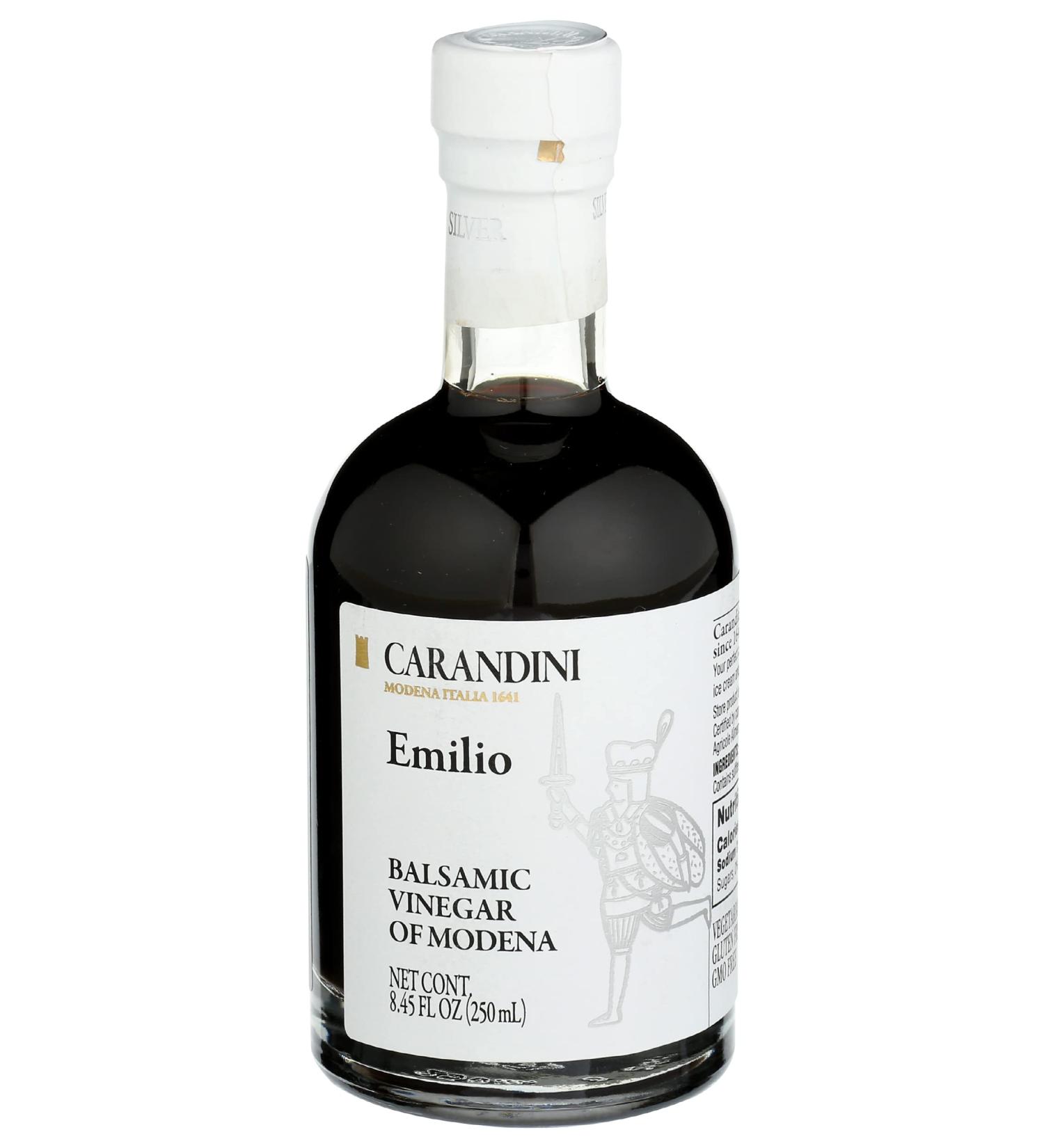 Carandini Balsamic Vinegar of Modena Emilio - 8.45 Fl Oz | Authentic Italian Flavor - Buy Online on SooperMarket.com