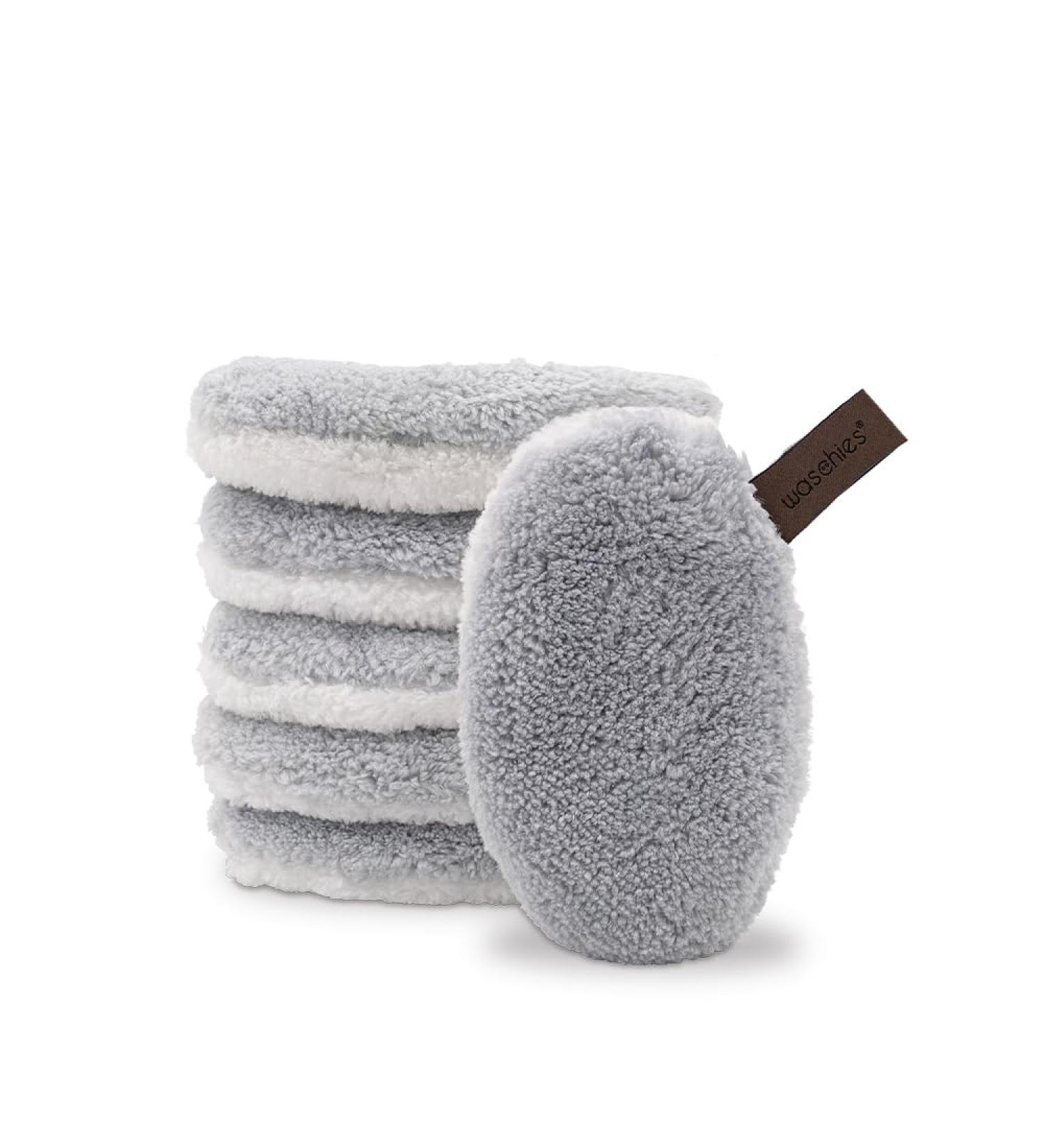 Washaben Pastel Blue Washable Slutry & Cleaning Pads - Reusable Hypoallergenic Super Soft Pore Deep Cleaning (6 Pack) - Buy Online on SooperMarket.com