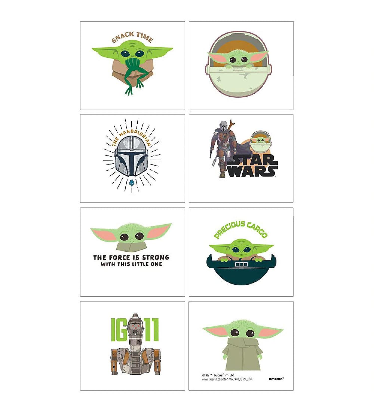Star Wars Assorted Temporary Tattoos - 1 Pack