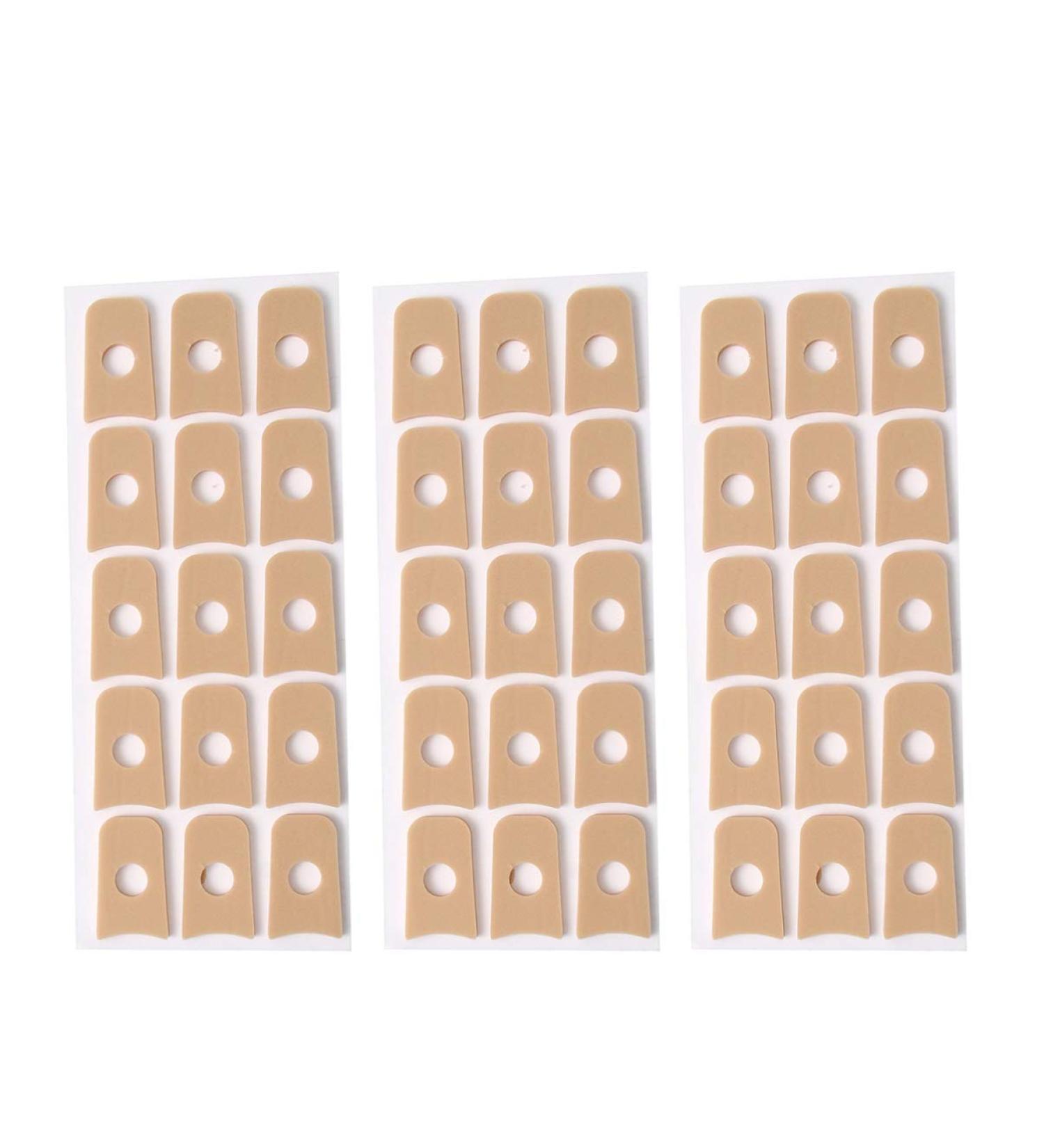 Beavorty Callus Cushions Corn Pads - 45Pcs Soft Sponge Foot Toe Pads Protectors | Self-Adhesive for Men and Women | Foot Care Random Color - Size 1 - Buy Online on SooperMarket.com