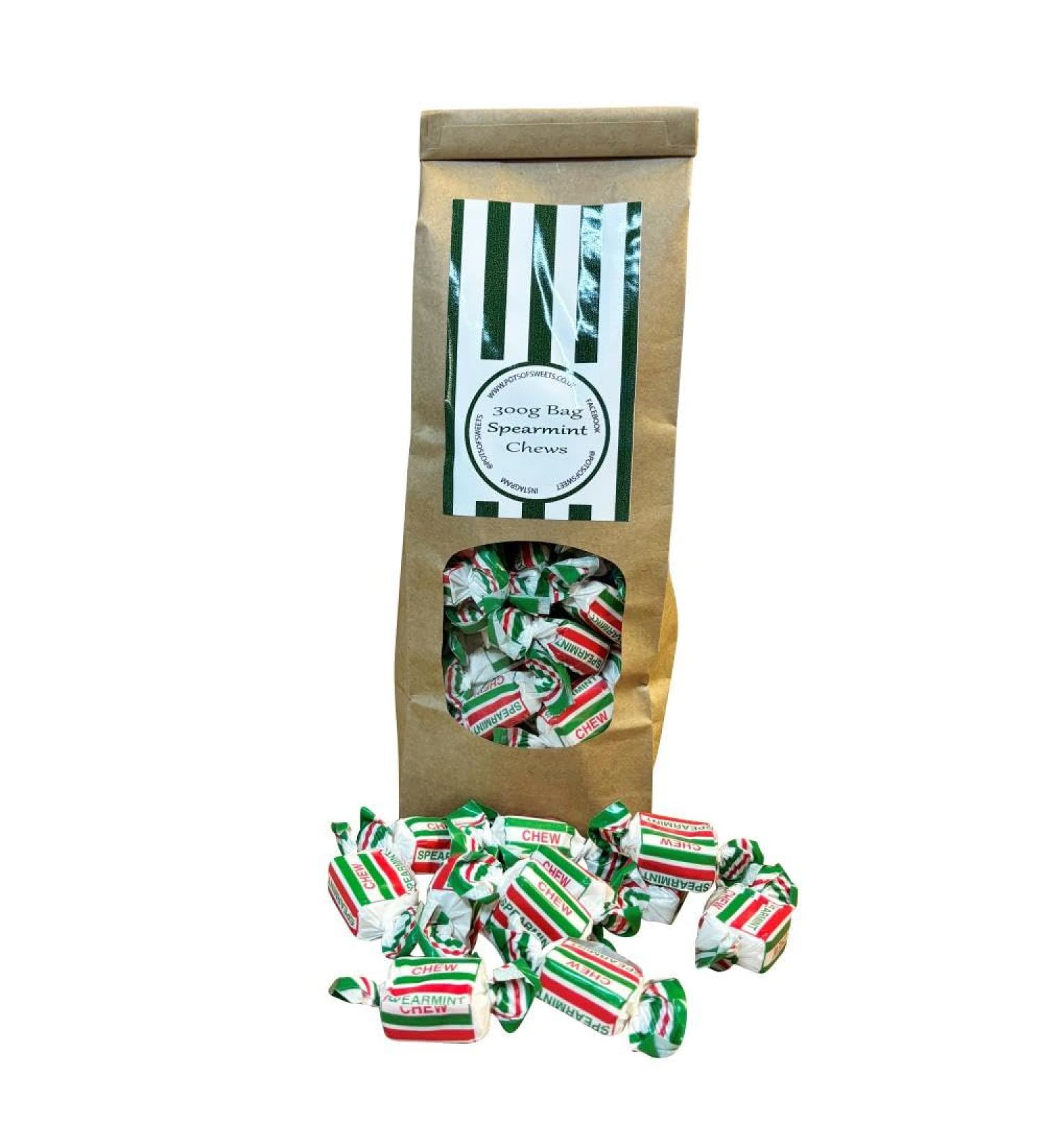300g Bag of Spearmint Chews Mint Chews - Buy Online on SooperMarket.com