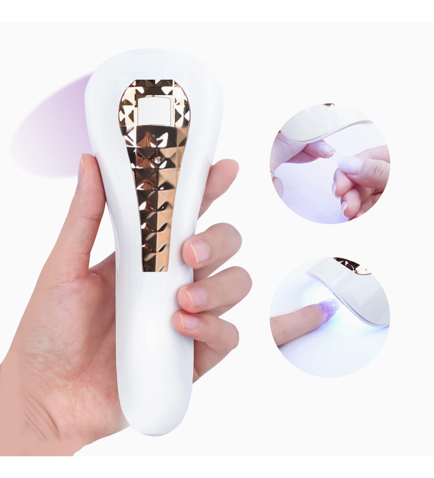 SAVILAND Mini Nail Lamp - Rechargeable 18W Handheld UV LED Gel Nail Dryer for Home and Salon Use - Buy Online on SooperMarket.com