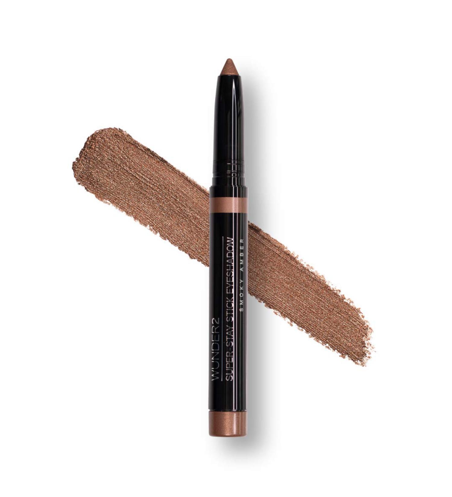 Wunder2 Super Stay Smokey Amber Eye Shadow Pencil Crayon - Long-Lasting Makeup - Buy Online on SooperMarket.com