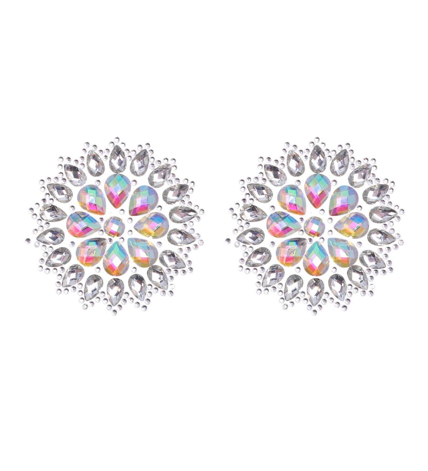 TENDYCOCO Crystal Breast Tattoo Sticker - Acrylic Diamonds Breast Pasties for Party - Sparkle and Shine! - Buy Online on SooperMarket.com