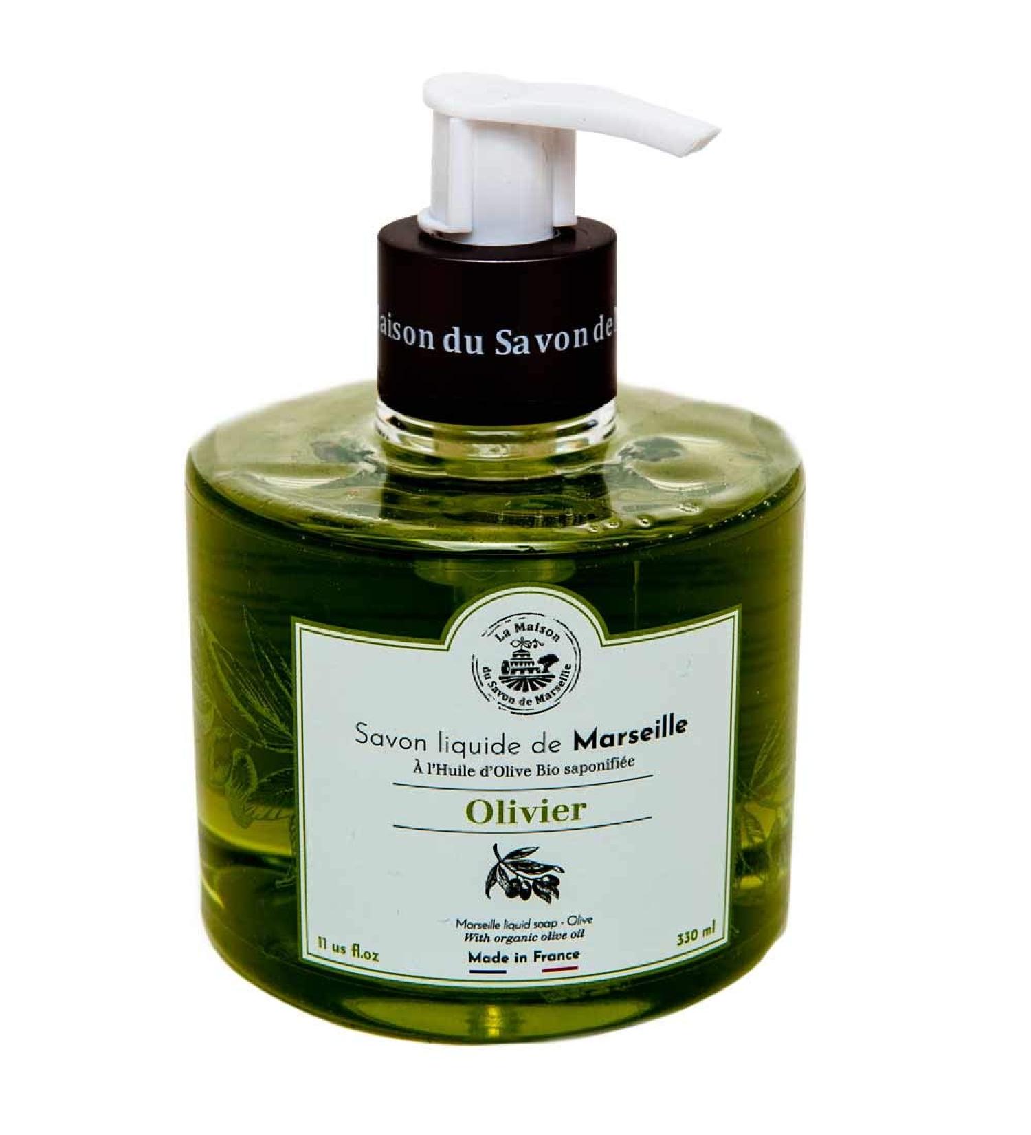Liquid Soap with organic olive oil 330 ml olive - La Maison du Savon de Marseille by Maison du Savon