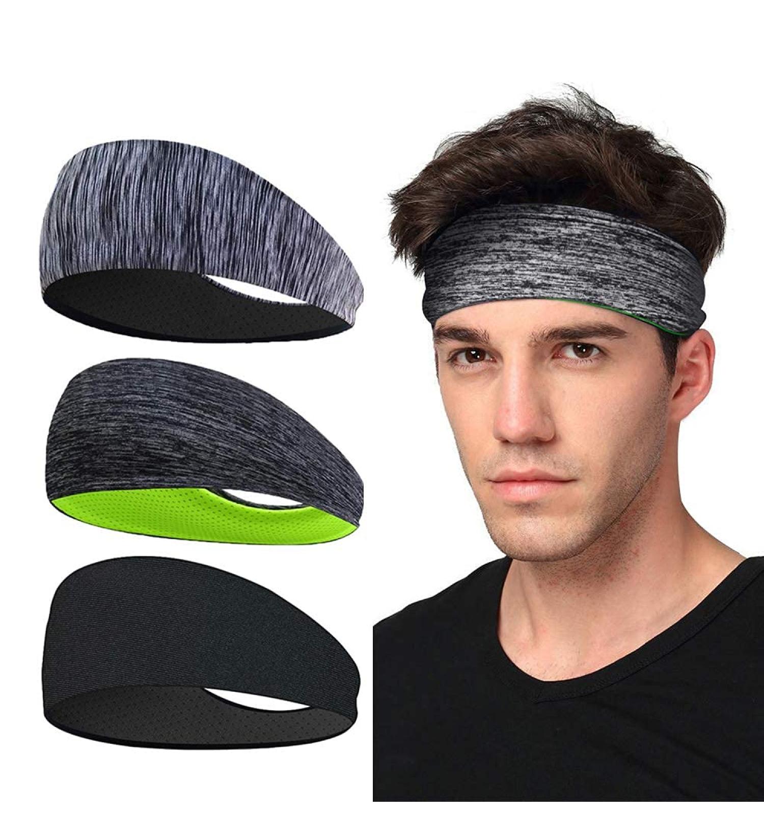 Shop Lattcure Sport Headband 3 Pack - Anti-Slip Perfect for Jogging Running Hiking Bicycle & Motorcycle - International Shipping Available - Buy Online on SooperMarket.com