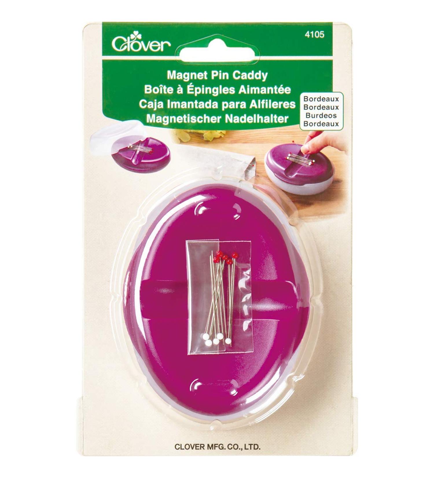 CLOVER Magnet Pin Caddy  Bordeaux  4 Height x 31 Length x 1.4 Width - Buy Online on SooperMarket.com