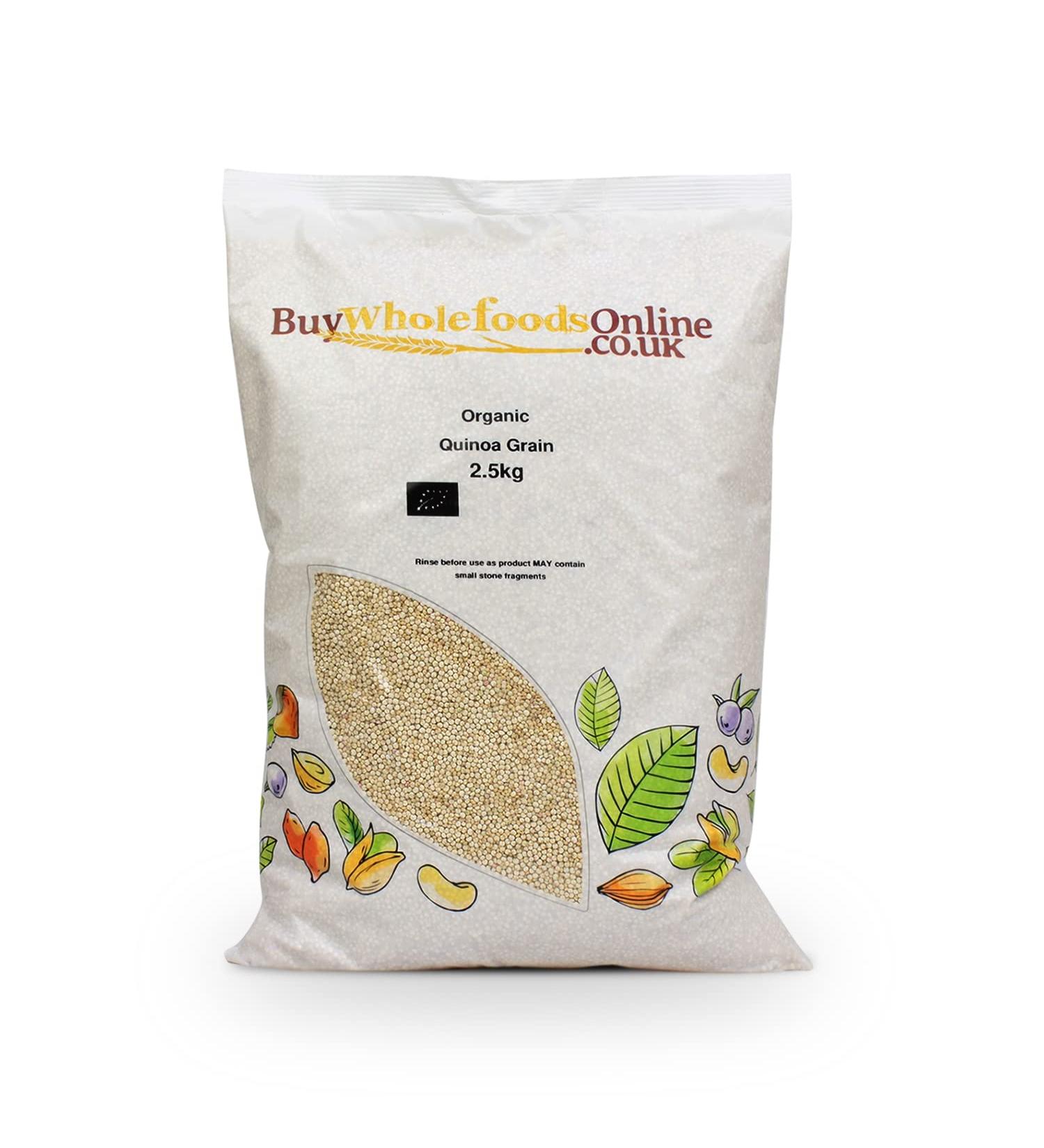 Organic Quinoa Grain 2.5kg (BWFO) Popular Protein Rich Grain Great for a Healthy Lifestyle
