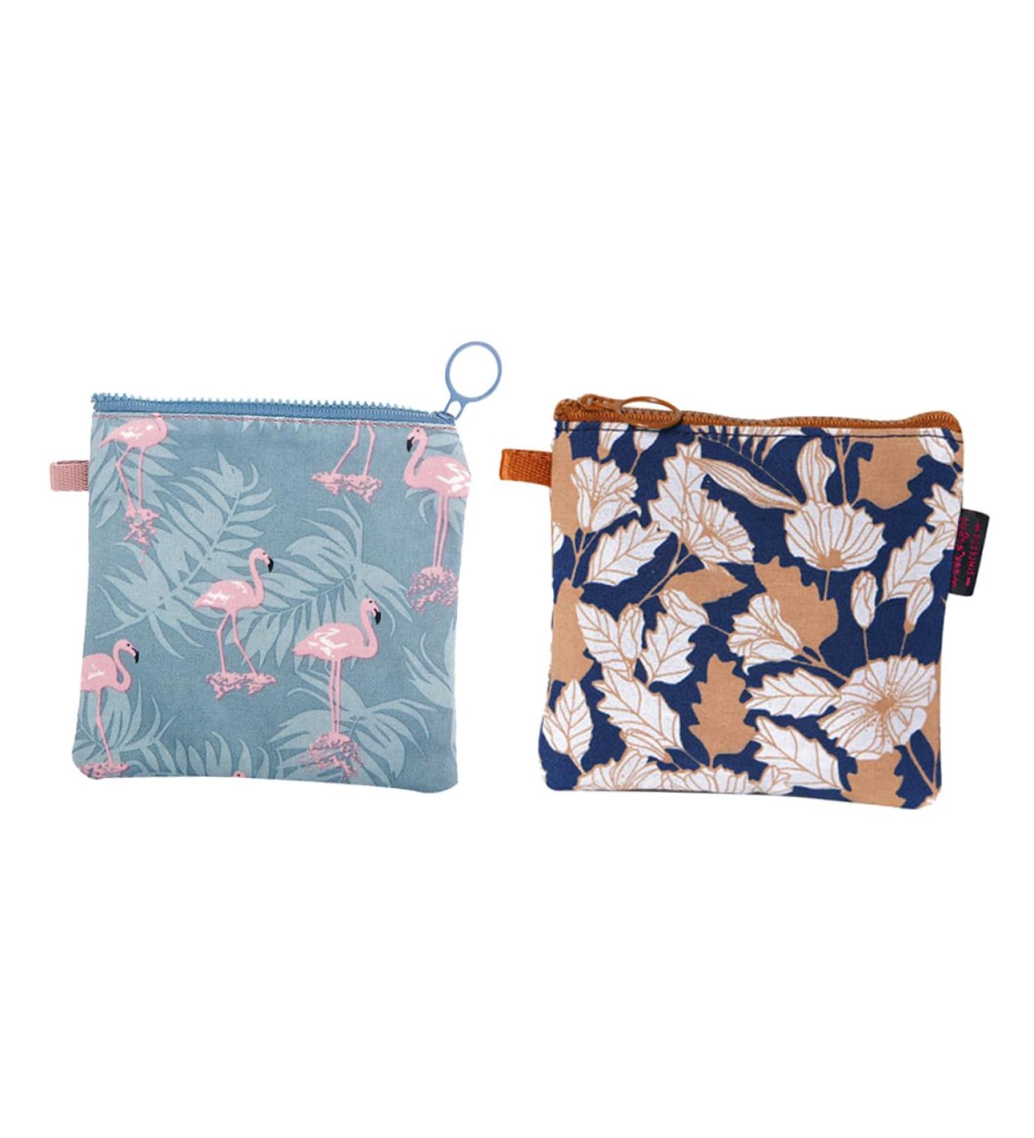 Anneome Menstrual Pad & Tampon Storage Bag Set - Mini Tote Organizer for Napkins, Lipsticks & Cosmetics - Buy Online on SooperMarket.com