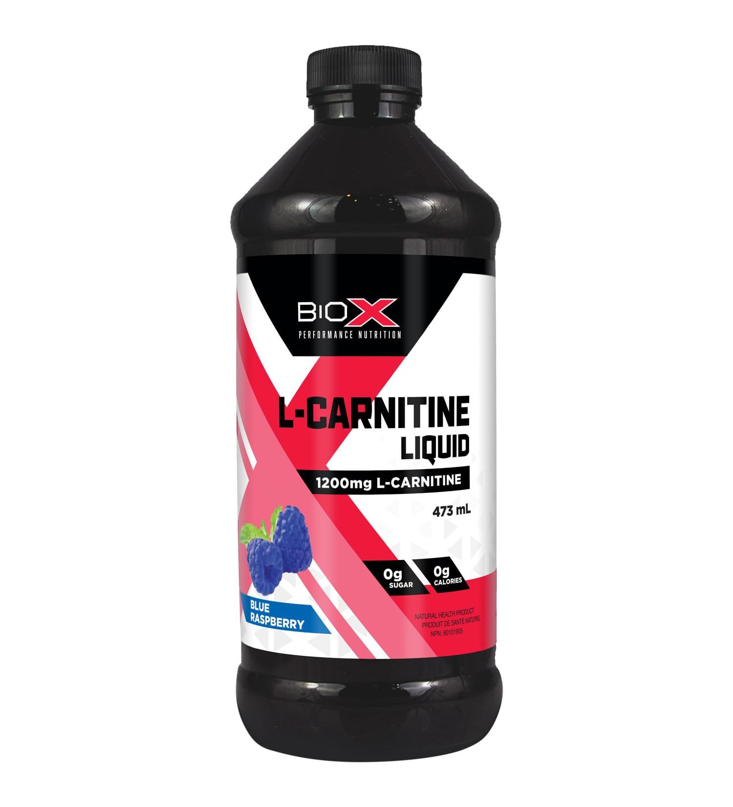 BioX L-Carnitine Liquid 1200mg | 100% Pure L-Carnitine Tartrate | Stimulant Free Weight Loss Support Exercise Performance Muscle Recovery | Sugar Free Calorie Free | 473 mL Blue Raspberry (Pack of 1) 473 ml (Pack of 1) - Buy Online on SooperMarket.com