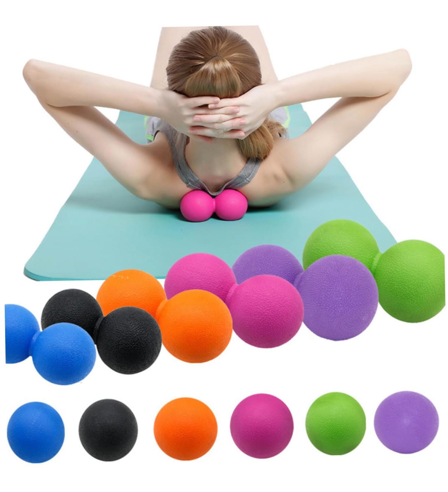 Buy Healvian Pilates Equipment: 2-in-1 Massage & Muscle Roll Balls Perfect for Yoga Back Relief & Recovery International Shipping Available! - Buy Online on SooperMarket.com