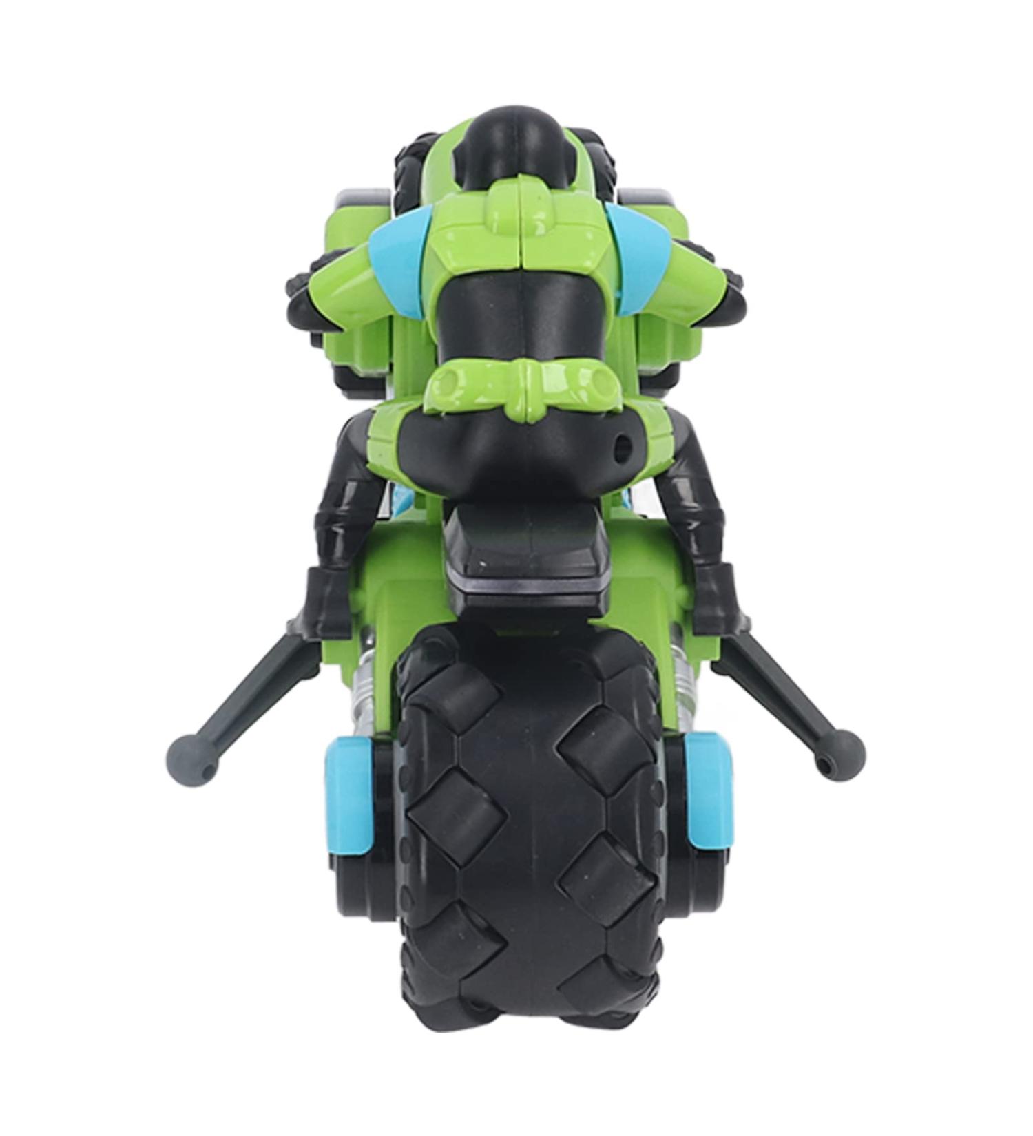 Remote Control Motorcycles RC Motorcycle 360 Degree Stunts Sturdy Body and Transmitter 114.8ft Remote Control Distance for Outdoor Green - Buy Online on SooperMarket.com