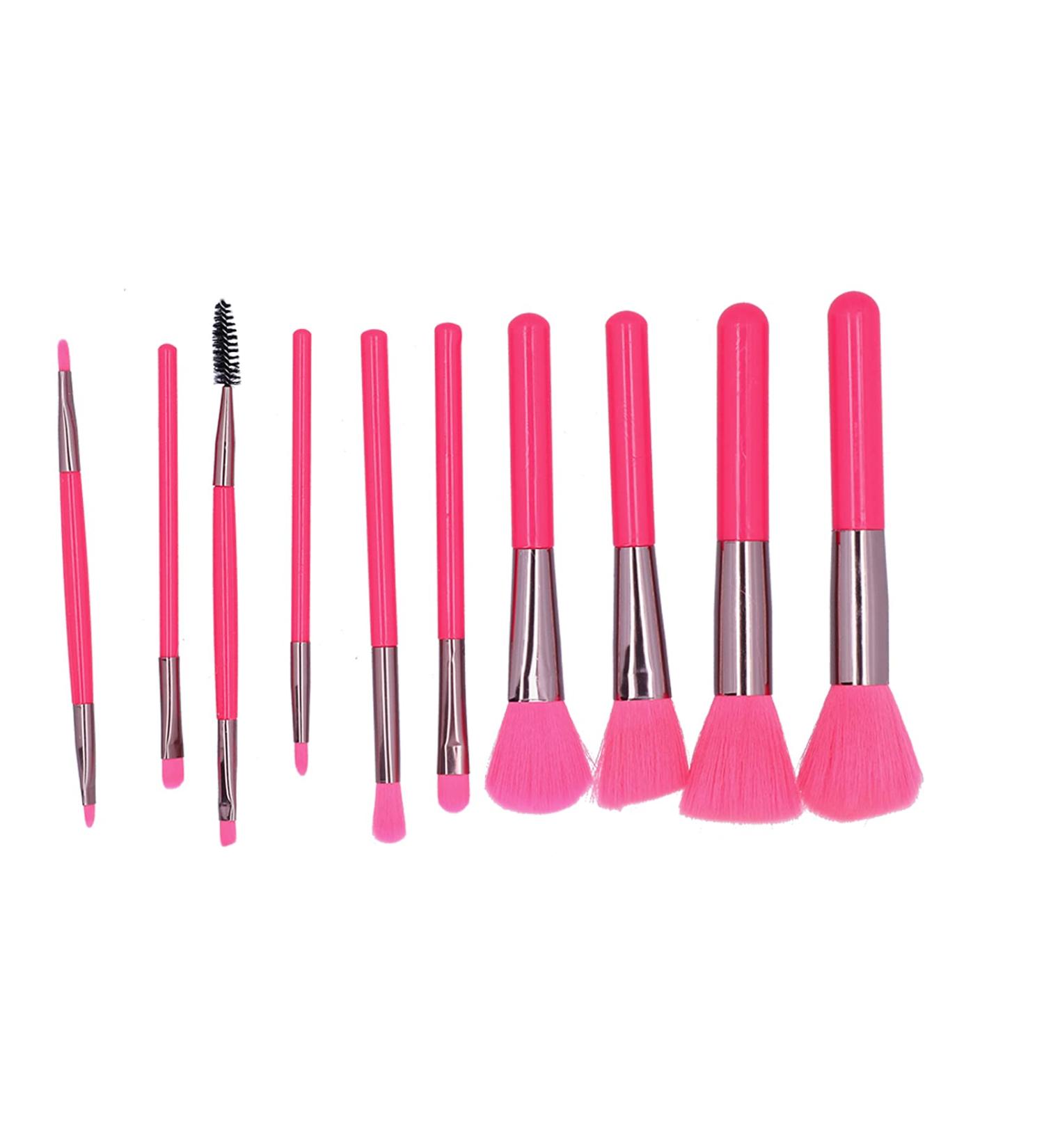 Cosmetic Brush Portable Professional Cosmetic Brush 10pcs Eyeshadow Brush for Travel Use for Home Use - Buy Online on SooperMarket.com