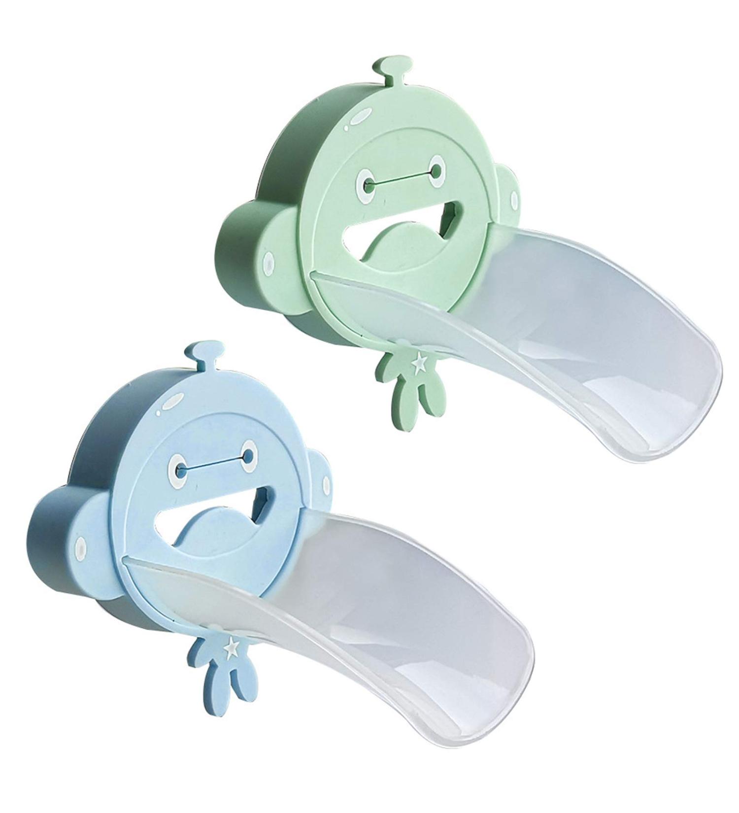 BESYLO Water Hahn Extender for Kids | 2PC Tap Extension for Easy Hand Washing | Sink Handle Extender in Blue & Green - Perfect Bathroom Accessory - Buy Online on SooperMarket.com