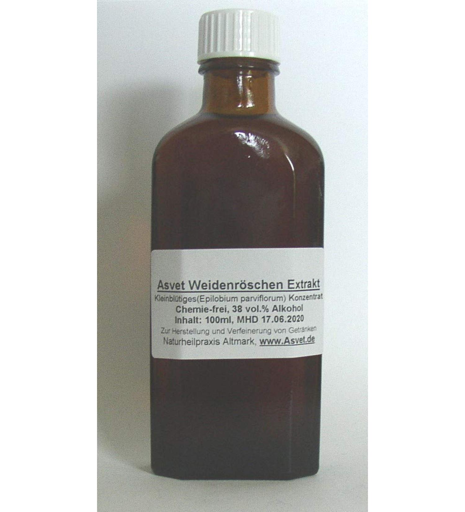 Asvet 100ml willowherb drops small-flowered willowherb tincture prepared without chemicals!