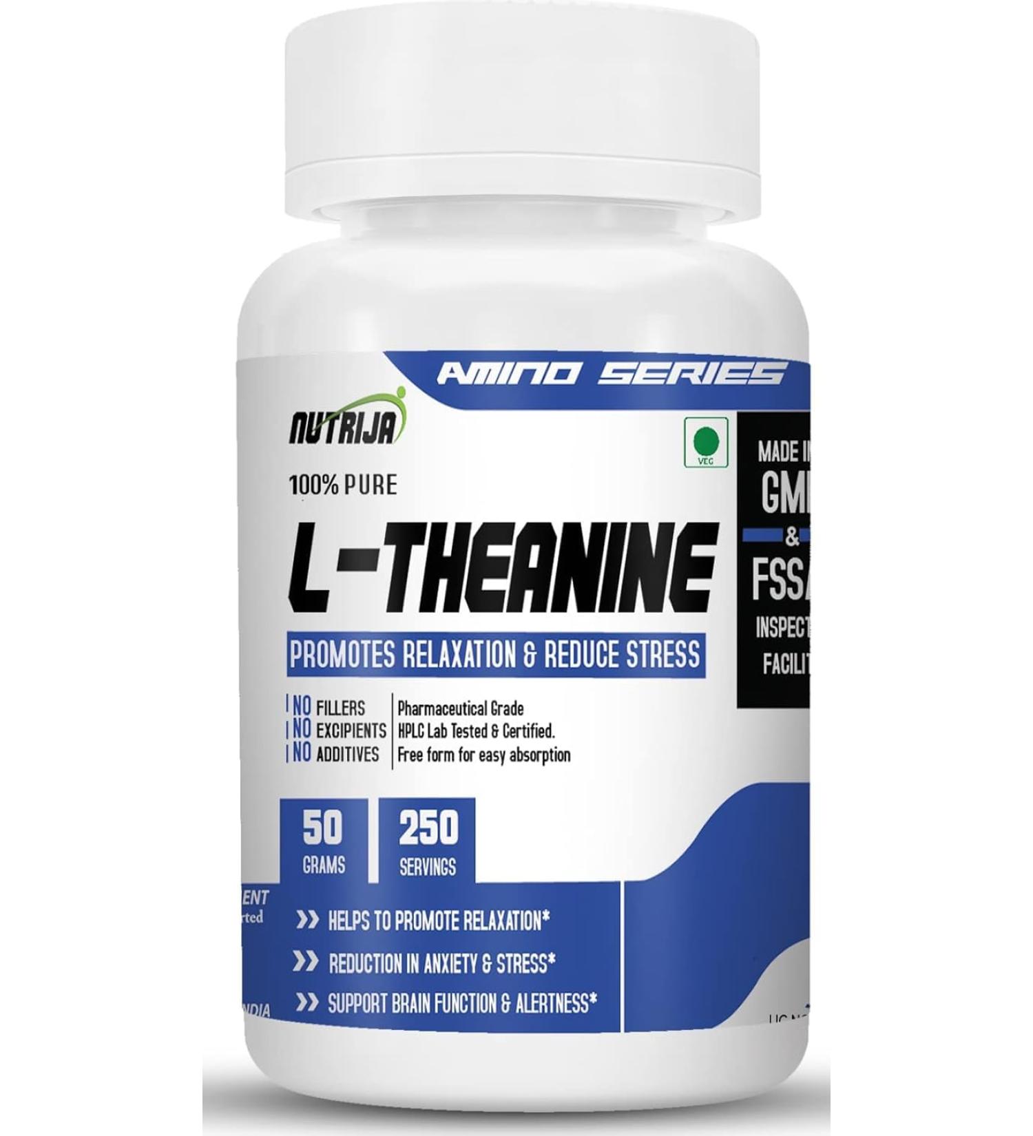 L-Theanine Powder (50 Grams) - Buy Online on SooperMarket.com