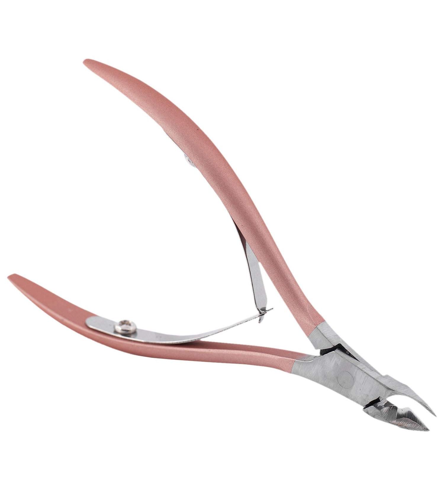 Geynutaly Nail Tweezer Cutter Nipper Clipper Remover Manicure Art Grooming Tool Beauty Nail Pliers Pink - Buy Online on SooperMarket.com