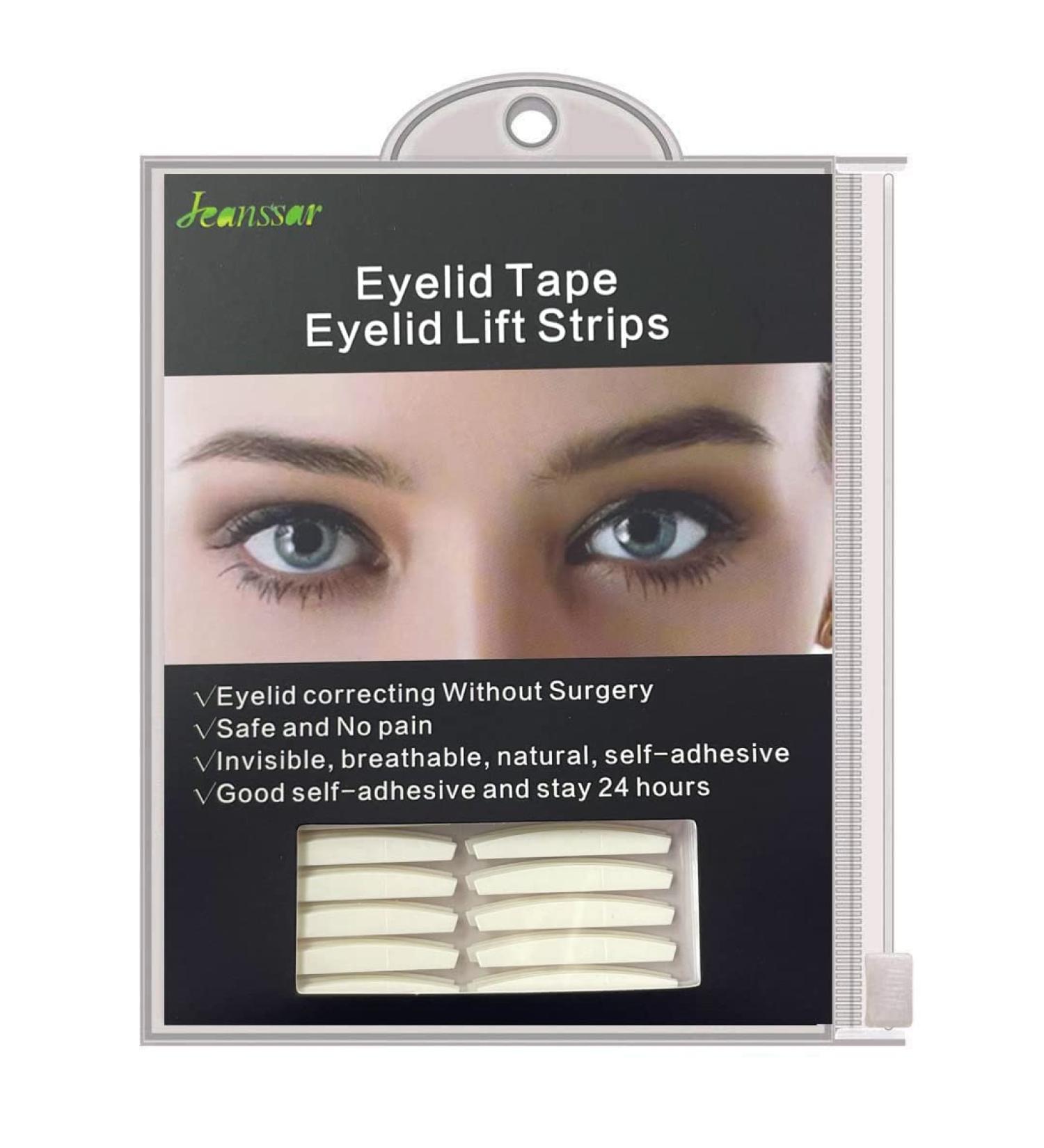 Double Eyelid Tape Stickers Eyelid Correcting Strips Instant Eyelid Lift Strips for Hooded Droopy Uneven Mono-eyelids Sticky on Both Sides - Buy Online on SooperMarket.com