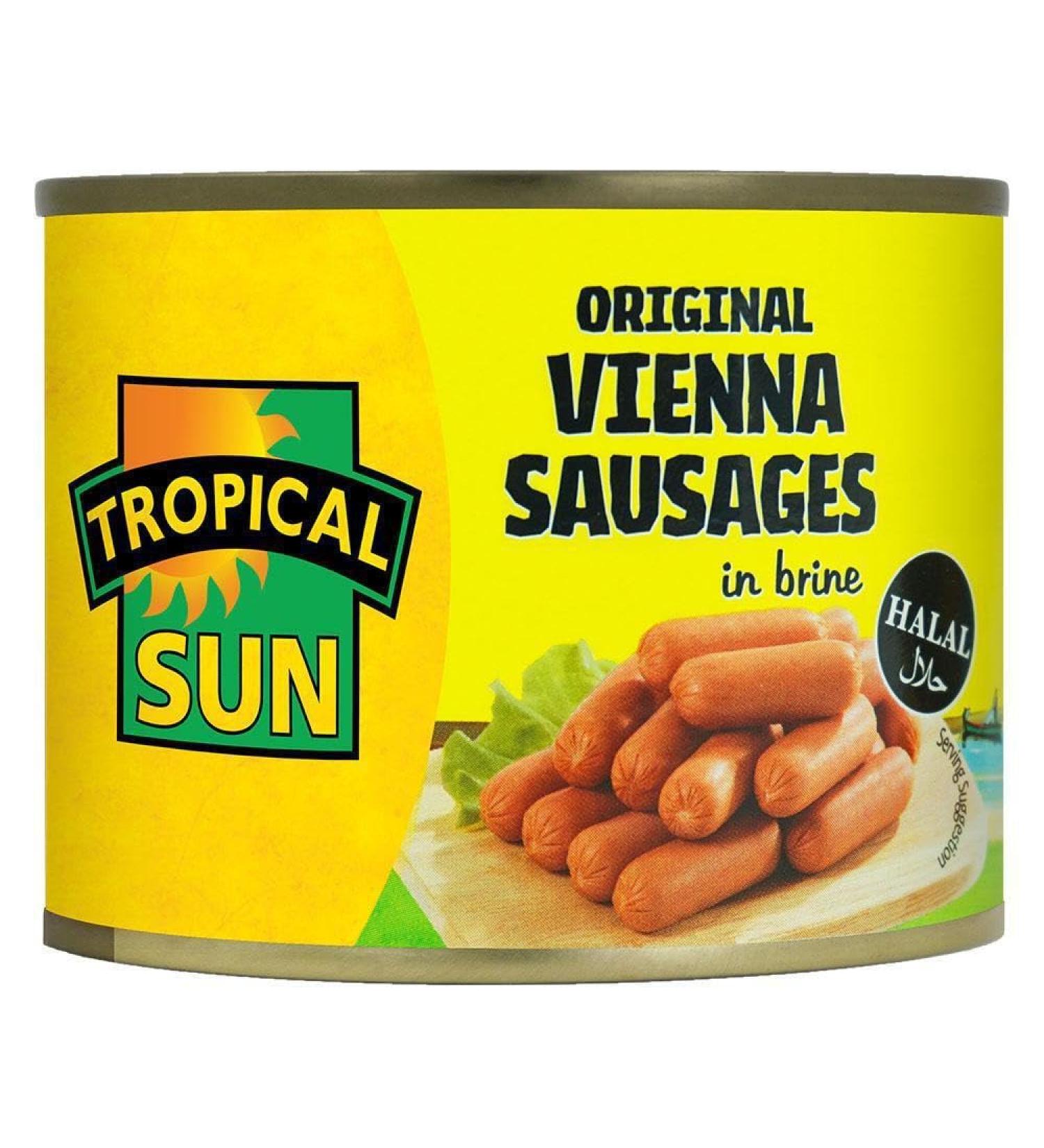 MASTropical Sun Chicken Viennas Original 200g Box of 12-Fd