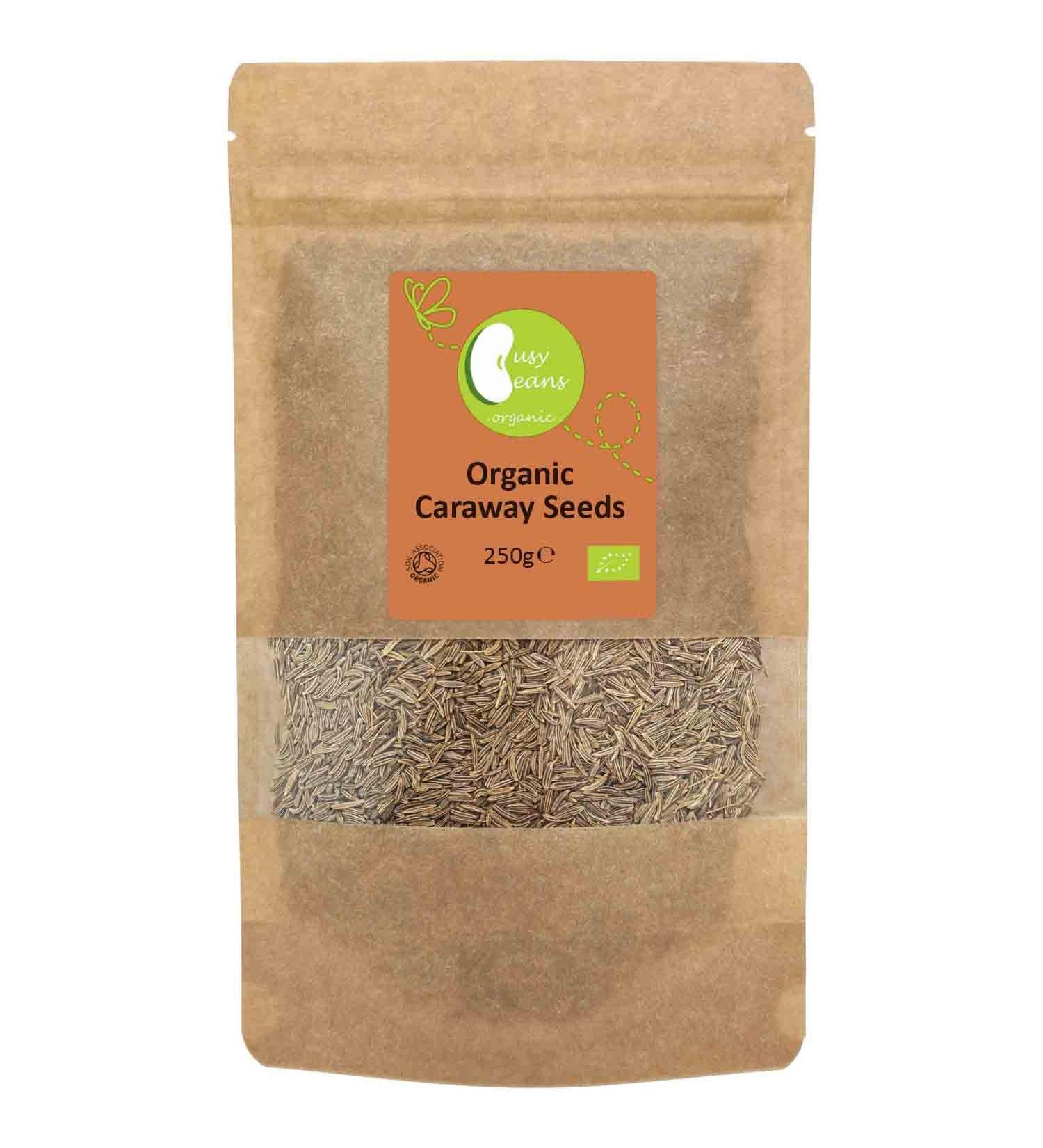 Certified Organic Caraway Seeds (250g) by Busy Beans Organic - Buy Now! - Buy Online on SooperMarket.com