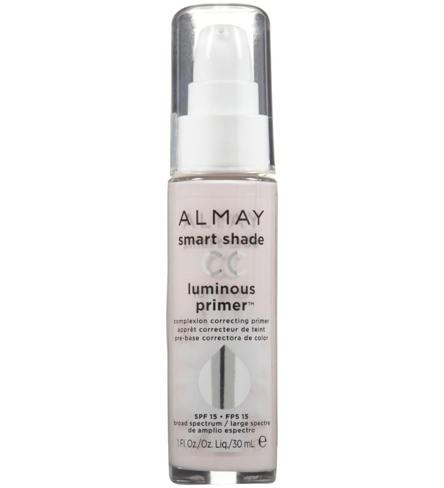 Almay Smart Shade CC Luminous Primer 1 Fl Oz - Clear | Brighten and Even Skin Tone - Buy Online on SooperMarket.com