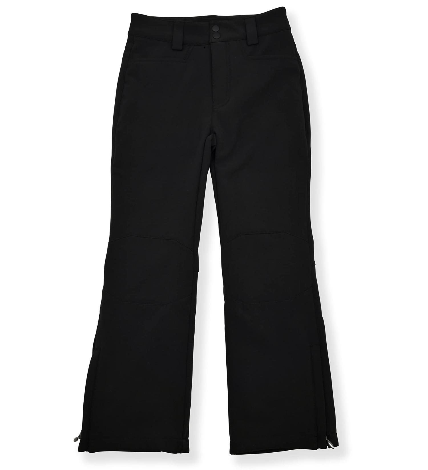 Arctic Quest Girls Insulated Softshell Ski Pant - Water-Resistant Snow Pants 10-12 Black - Buy Online on SooperMarket.com