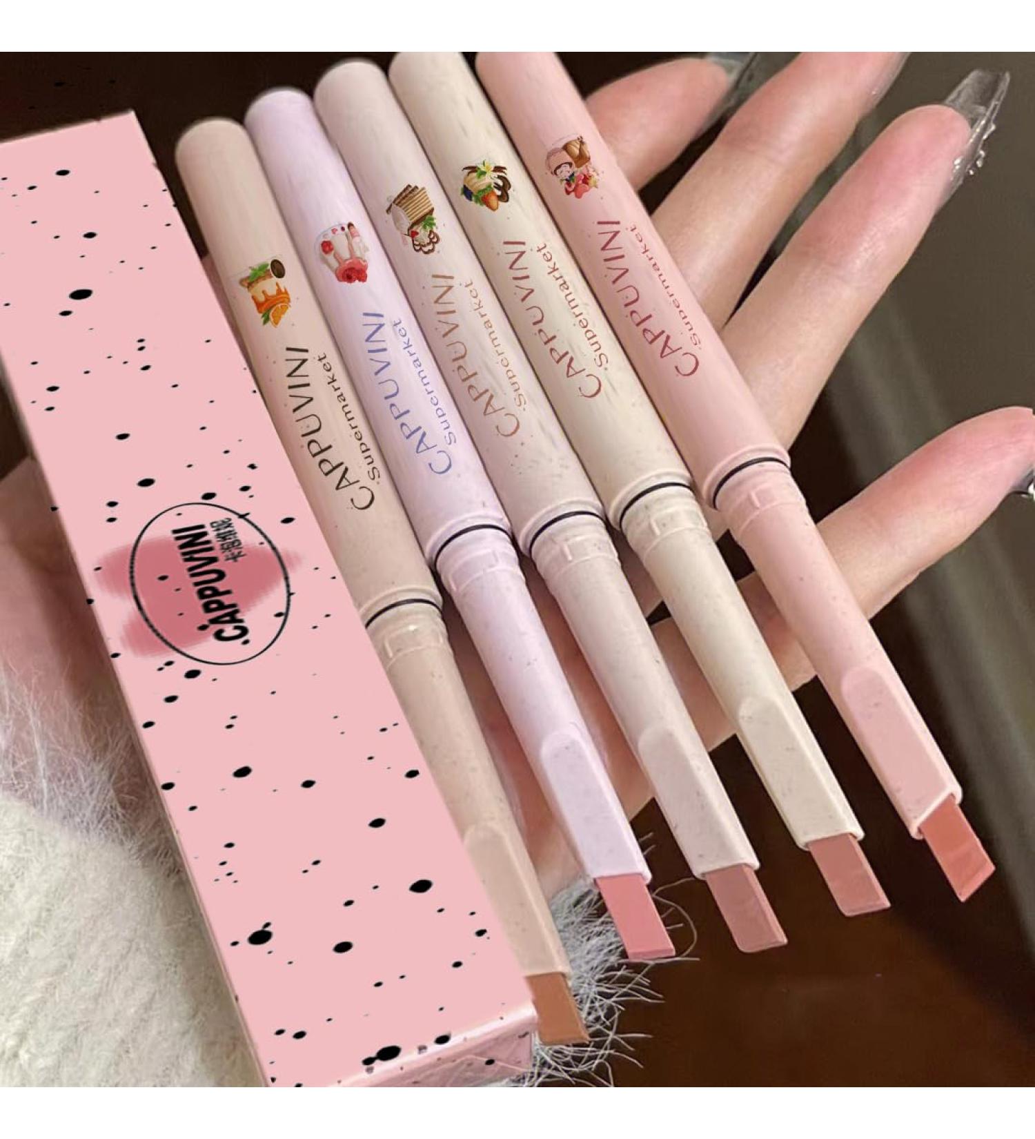 Petansy Matte Lip Liner Pencil Set - 5 Long-Lasting Waterproof Shades for Perfectly Defined Lips - Buy Online on SooperMarket.com