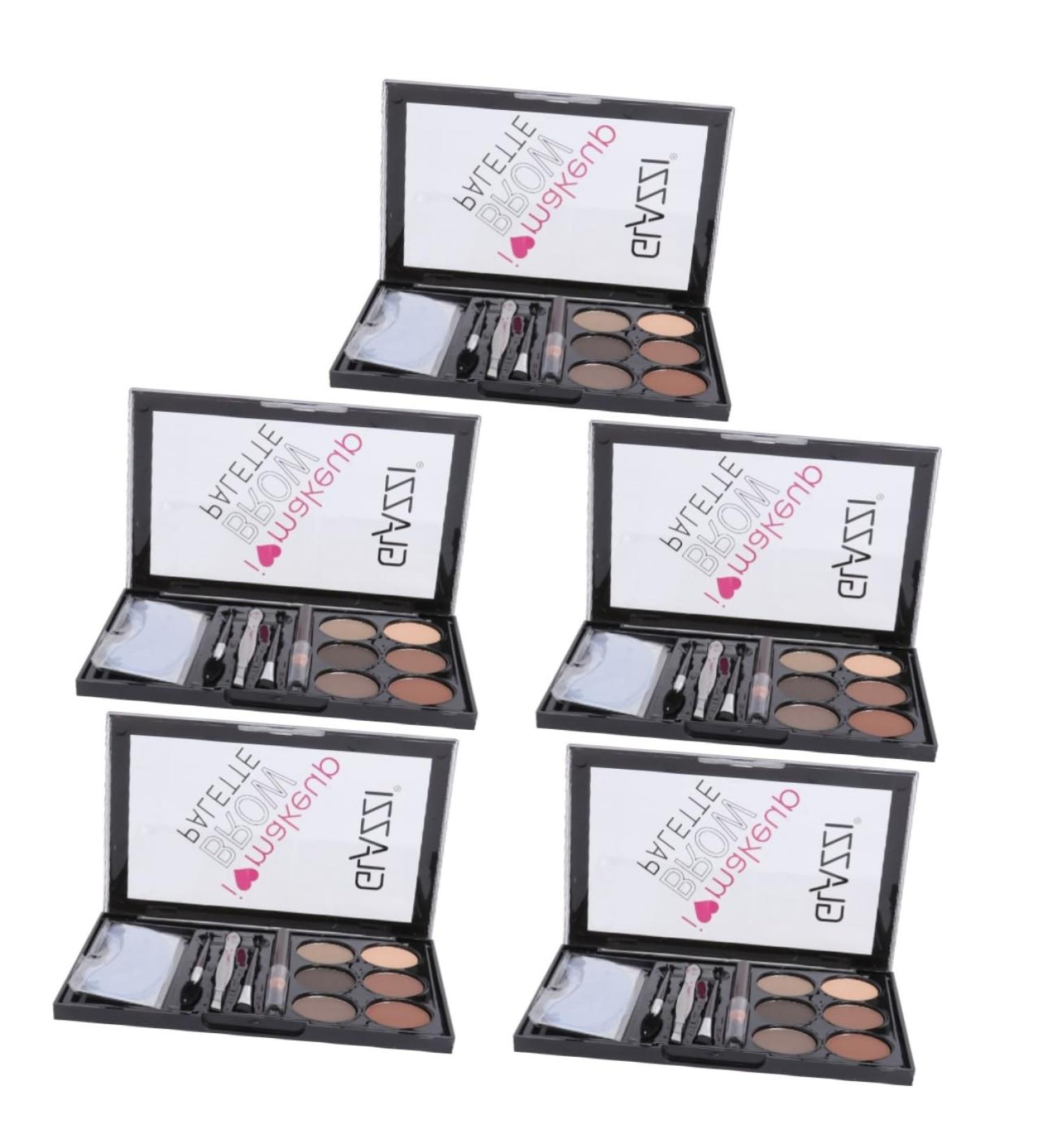 MAGICLULU 5 Sets Eyebrow Powder Set Matte Eyeshadow Lady Cosmetic Eyebrow Brush Eyebrow Pencil Makeup - Buy Online on SooperMarket.com