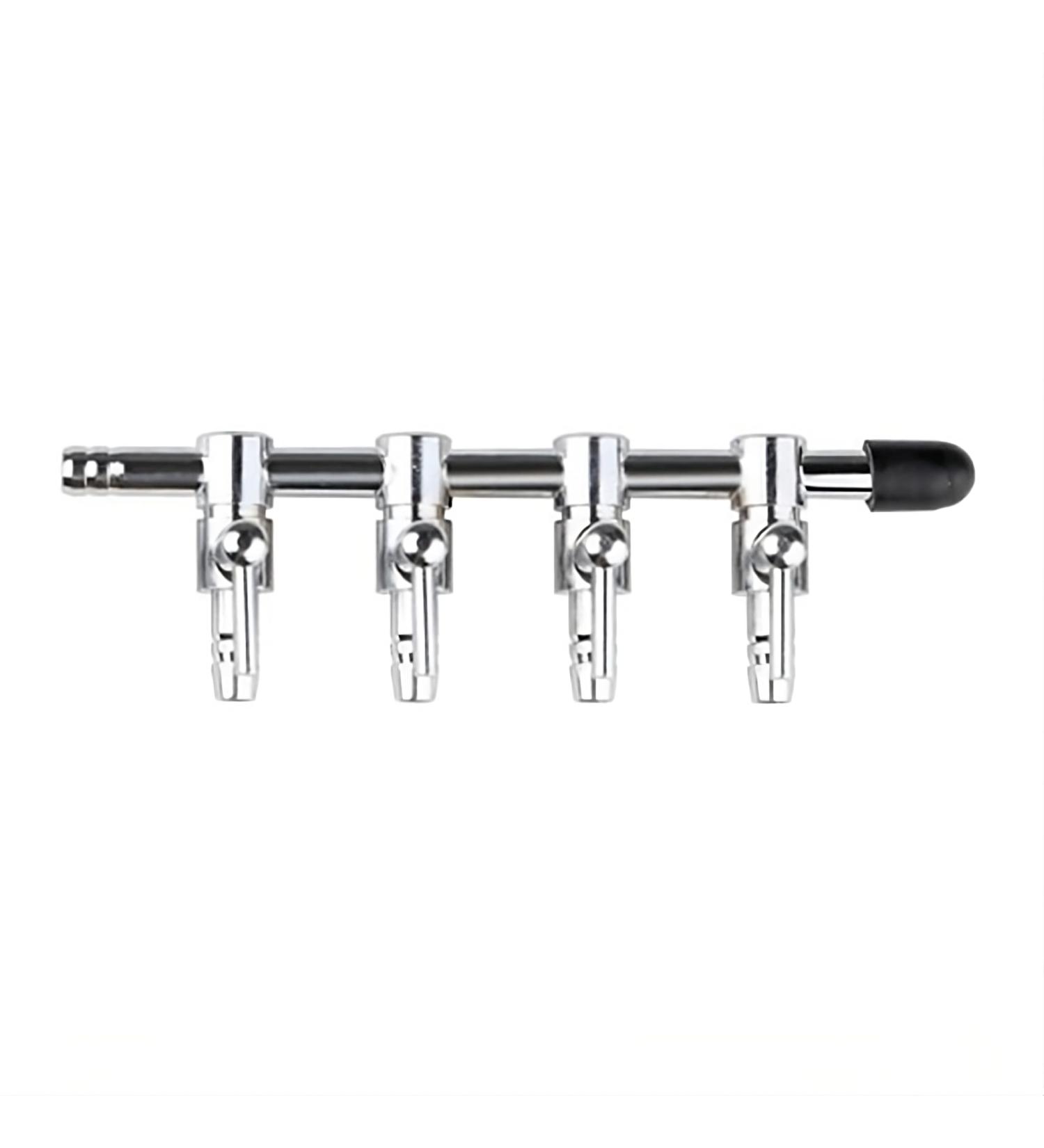 Movoja AQ Air Aquarium Air Distributor | Stainless Steel | 4 Connector Regulator | Variants 2-10x | Ideal for Aquariums - Buy Online on SooperMarket.com