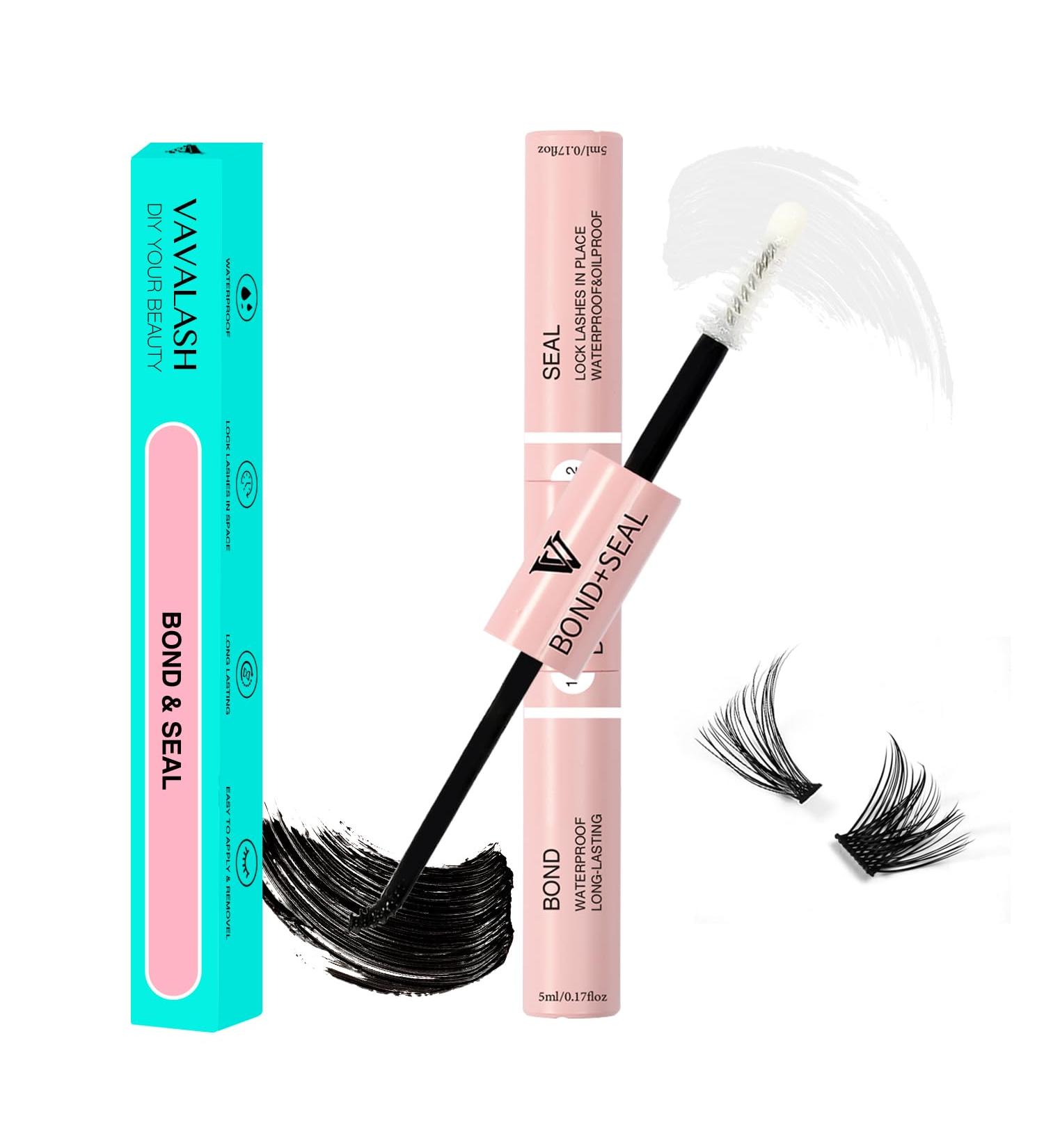 VAVALASH Lash Bond & Seal - Strong Hold Cluster Lash Glue for DIY Extensions Waterproof Long Retention (10ml - Buy Online on SooperMarket.com