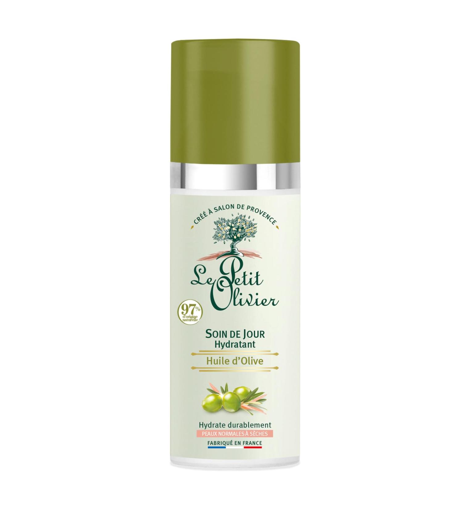 Le Petit Olivier Moisturizing Day Skin Care | Olive Oil-Enriched Soothing & Hydrating | Natural Ingredients | Silicone Free | For Normal to Dry Skin | 1.6 oz - Buy Online on SooperMarket.com