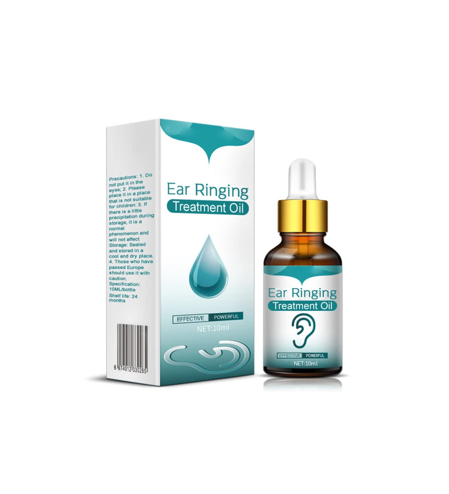 Natural Tinnitus Ear Drops - Earache & Tinnitus Relief Oil - 2PCS 15.8cm x 4.4cm - Buy Online on SooperMarket.com