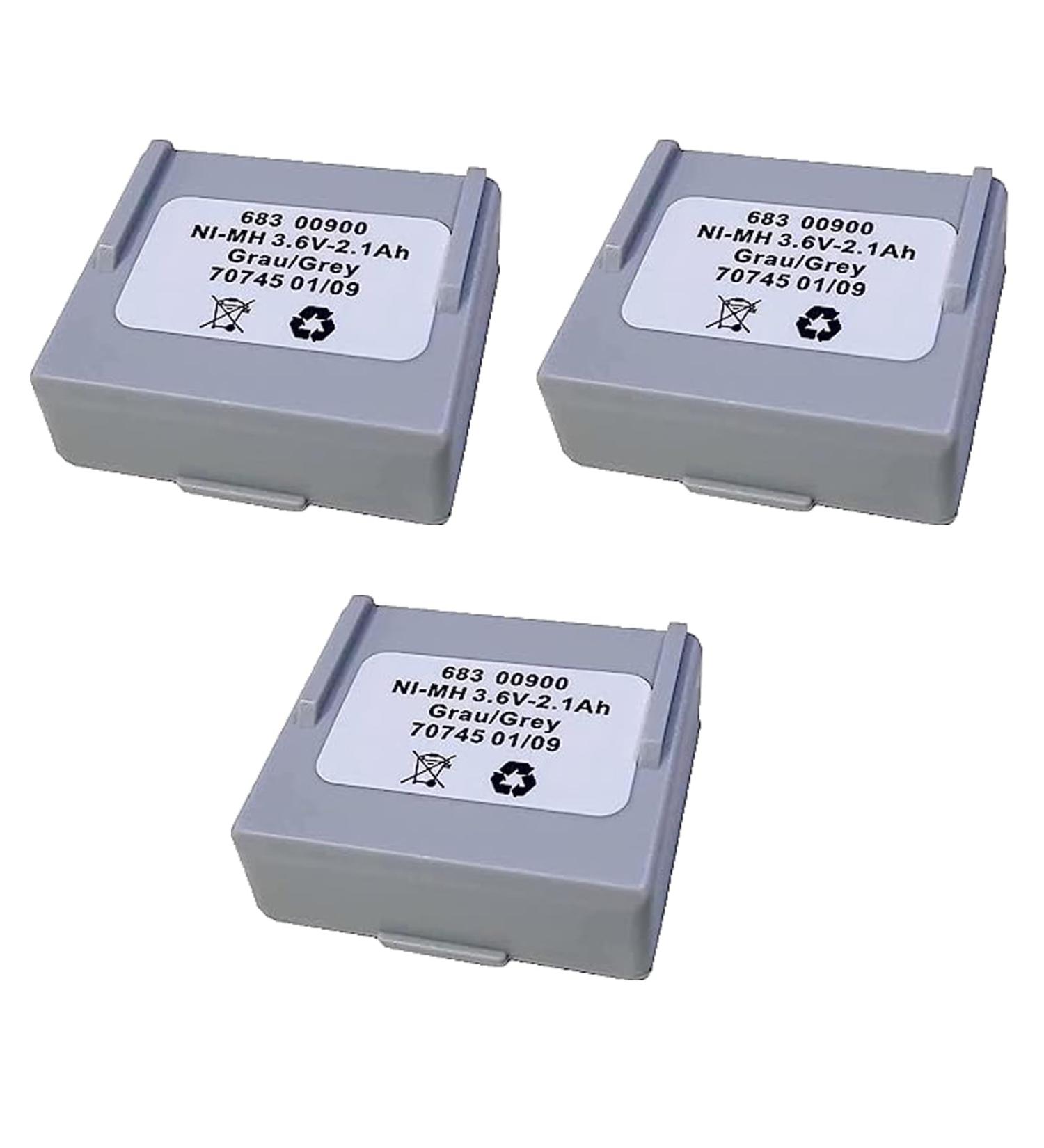 Buy 3 Pack 68300900 Battery 3.6V 1.2A for HETRONIC - Rechargeable Remote Control Battery - International Shipping Available - Buy Online on SooperMarket.com