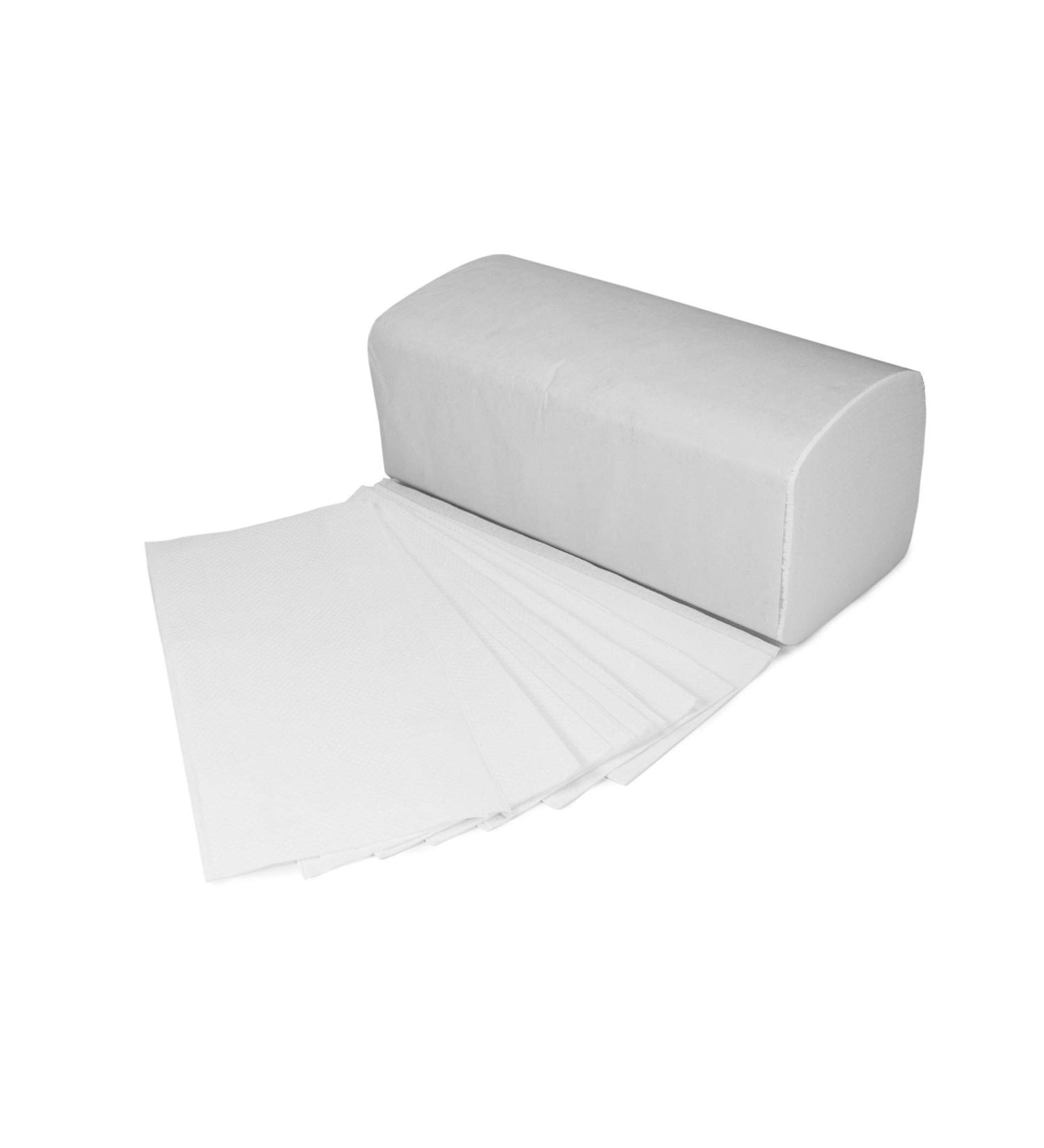 4000 sheets of paper towels 2-layer soft with zigzack fold |20 x 200 pieces |Suction -strong disposable towels in white 25 x 23 cm |Ideal for gastronomy hospitals practices and much more.