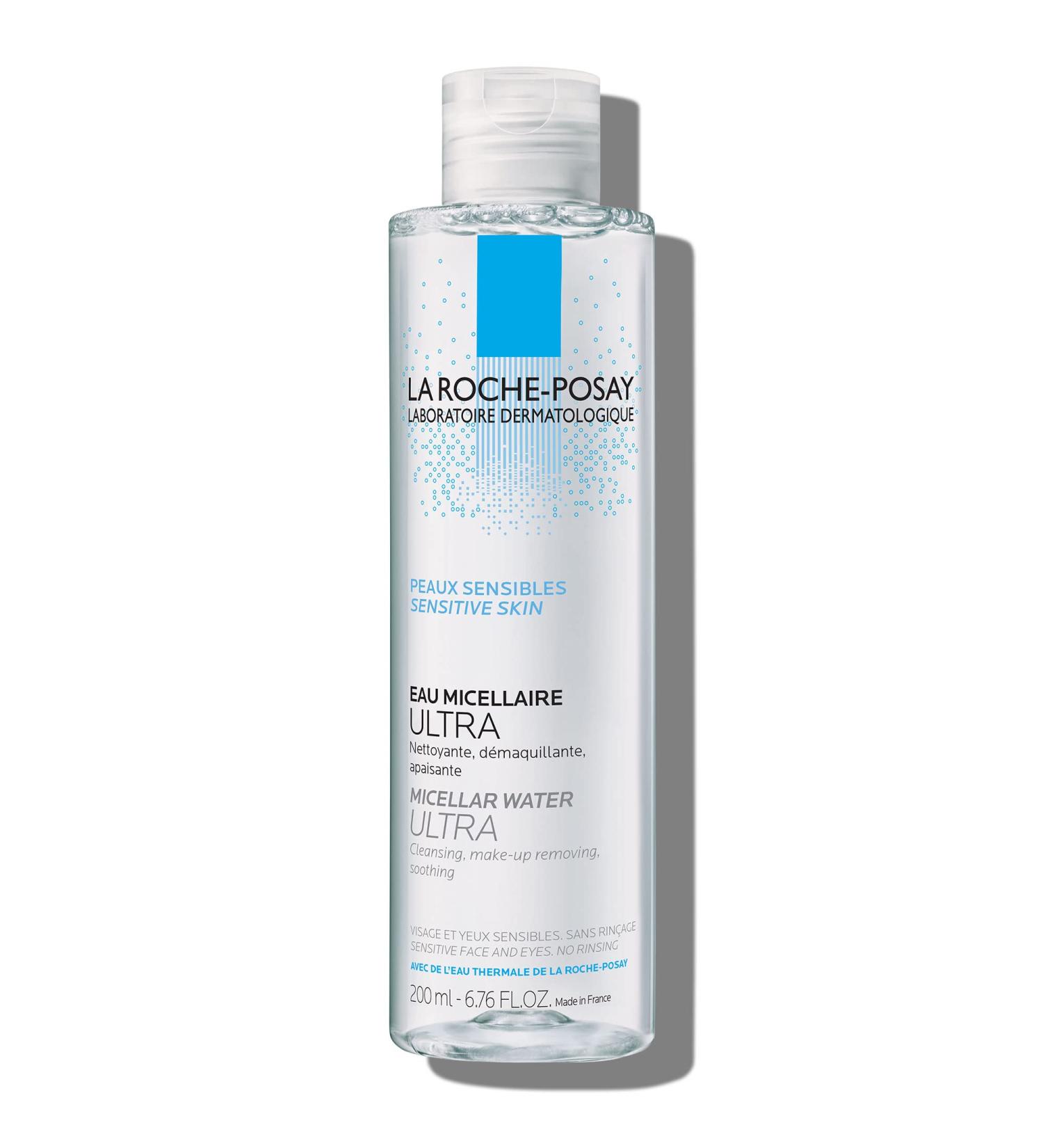 La Roche-Posay Micellar Cleansing Fluid for Sensitive Skin - 200ml Unscented | International Shipping Available - Buy Online on SooperMarket.com