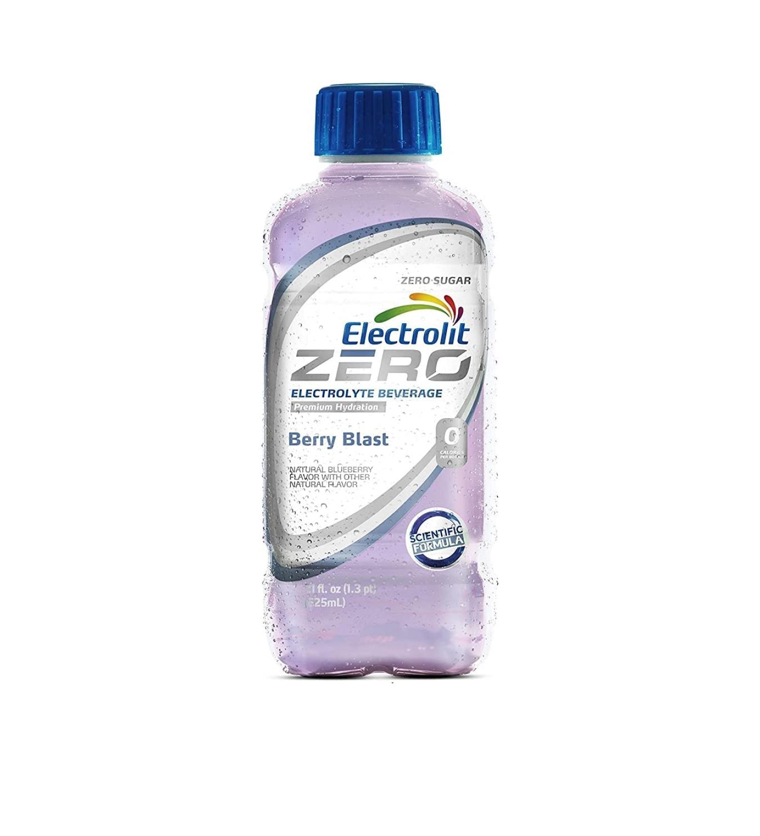 Electrolit Zero Berry Blast Hydration & Recovery Drink 21oz - 12 Pack - Buy Online on SooperMarket.com