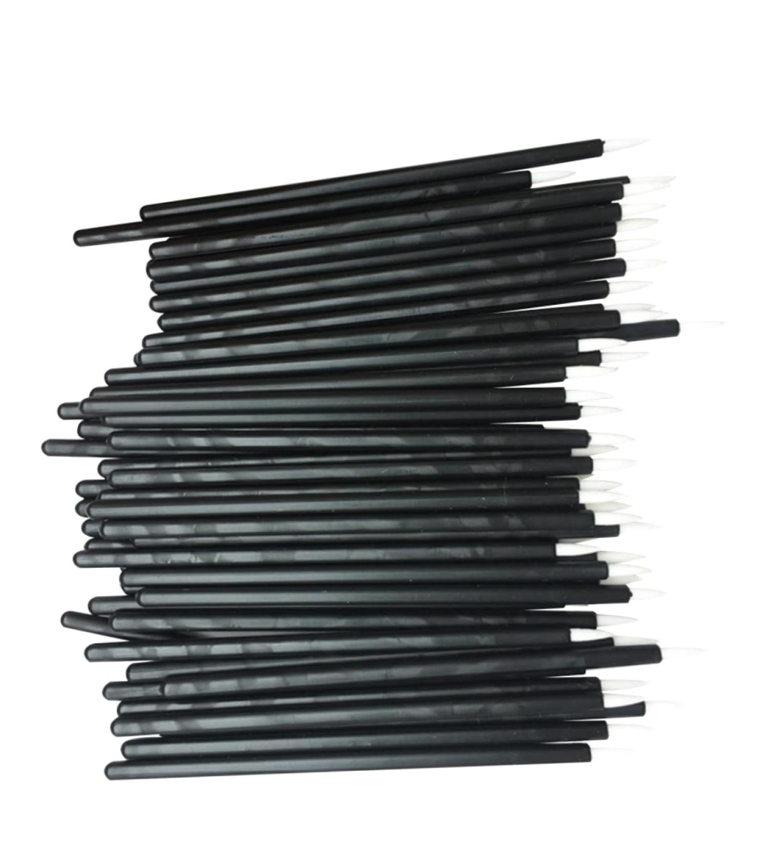 Beavorty 100pcs Delineador De Disposable Makeup Eyeliner Makeup Brush Set 15cmX10cm Black - Buy Online on SooperMarket.com