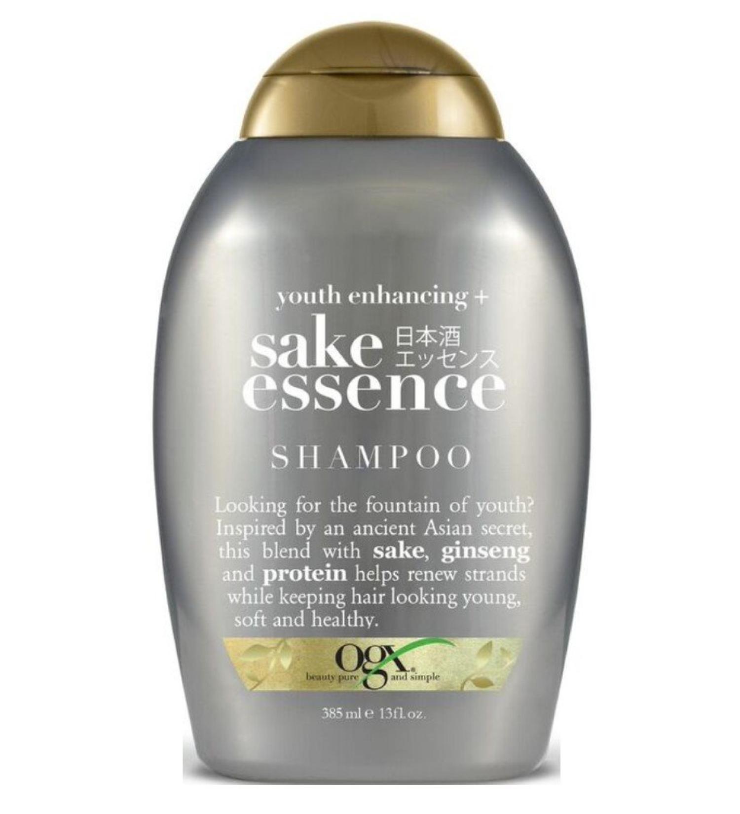 Ogx Shampoo Sake Essence 13 Ounce (3 Pack)