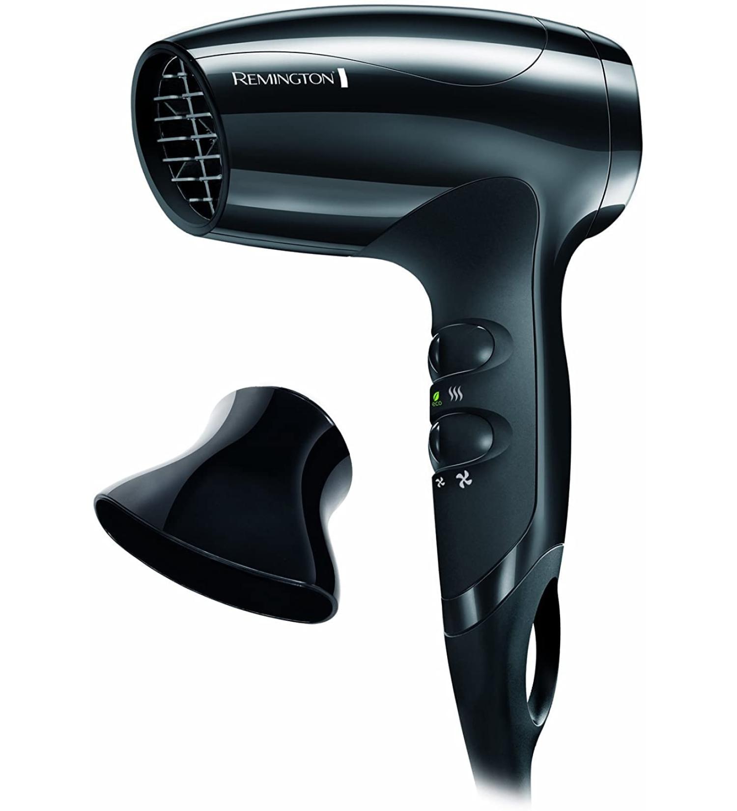 Remington D5000 Compact Hair Dryer - 1800W Travel-Friendly Design 3 Heat & 2 Speed Settings ECO Mode - Buy Online on SooperMarket.com