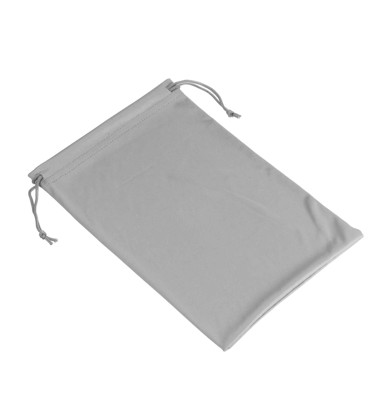 Lightweight Gray Microfiber Ski Goggle Bag - Protective Storage Sleeve with Drawstring Pouch - Buy Online on SooperMarket.com