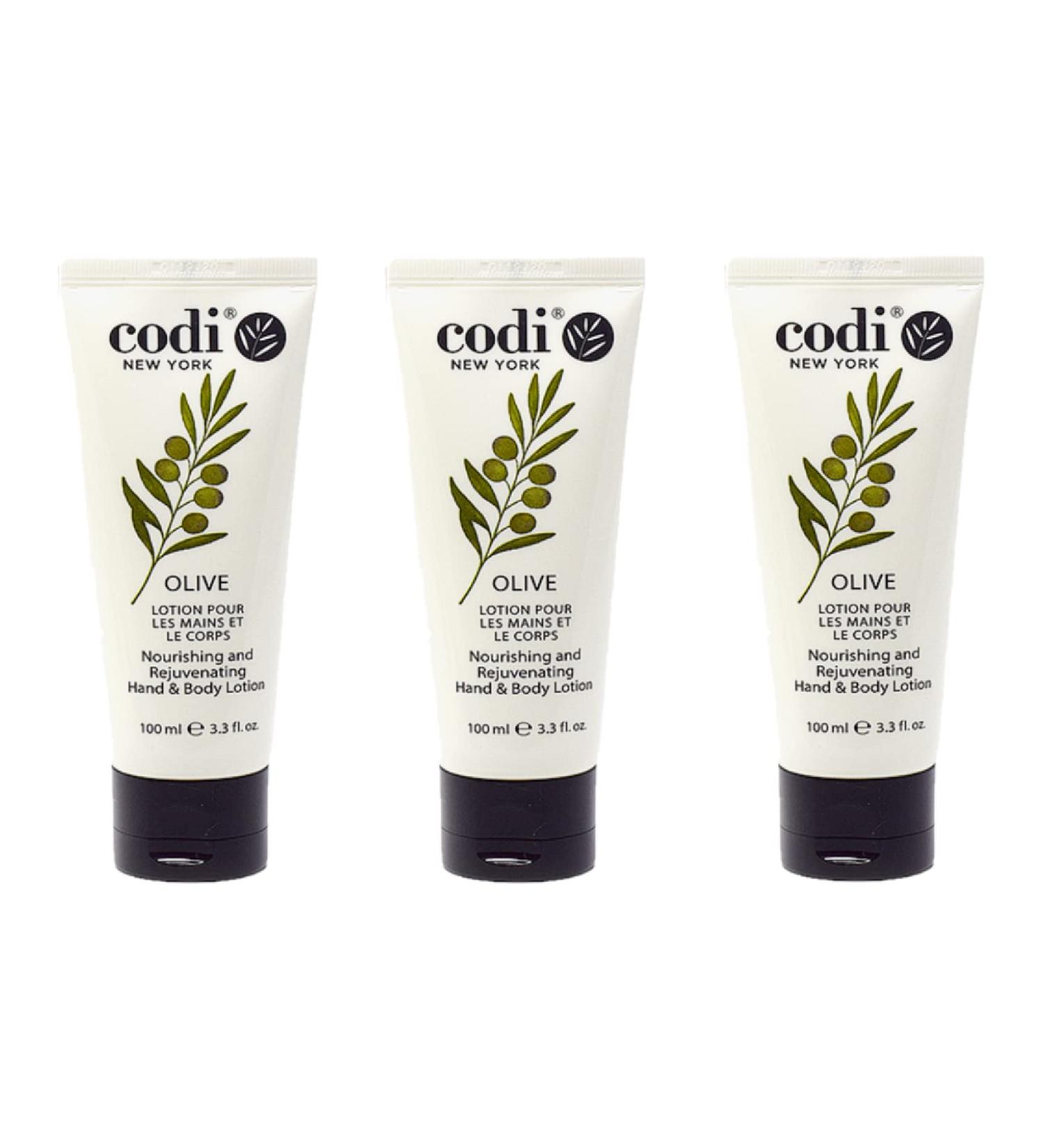 Codi Olive Lotion: Nourishing Hand & Body Lotion 3.3 oz - Pack of 3 Tubes - Buy Online on SooperMarket.com
