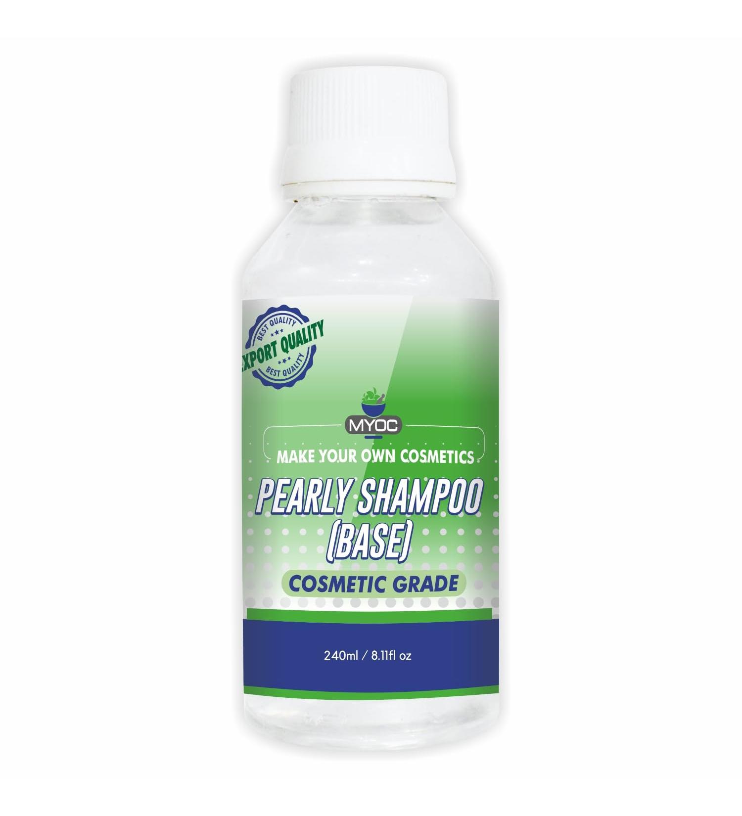 MYOC DIY Pearly Shampoo Base For All Hair Types With added benefits of Aloe Vera & Glycerine for smooth hairs Create Your Natural Hair Care Products - 240 ml (8.11 Fl. Oz) 240 ml (Pack of 1) - Buy Online on SooperMarket.com