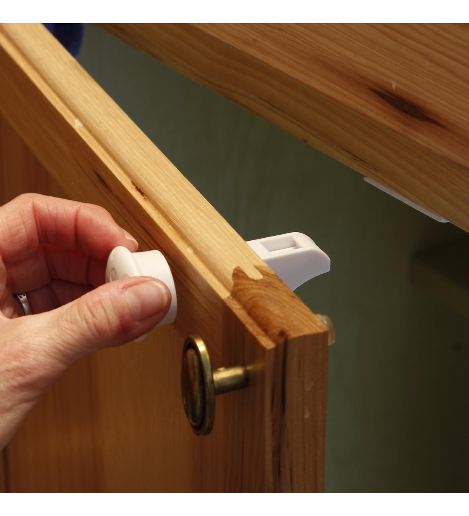 Magnetic Cabinet Locks (12 Locks + 2 Keys) with Adhesive  Easy Installation Tool - Child Proof Drawers - No Tools Or Screws Needed - Jool Baby - Buy Online on SooperMarket.com