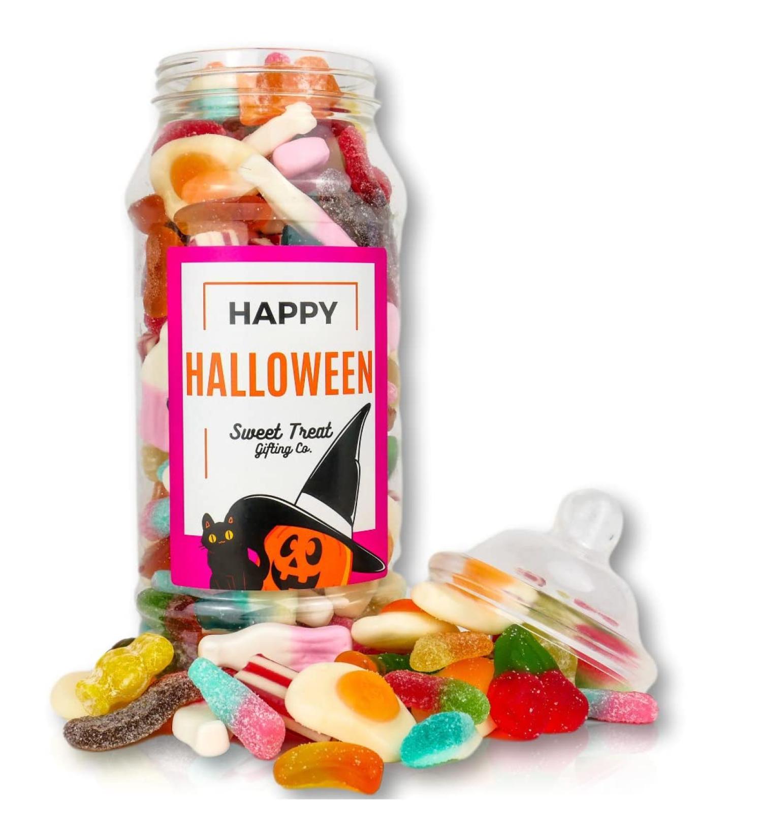 Happy Halloween Sweet Pick n Mix Jar - 670g Assorted Candy Mix - Buy Online on SooperMarket.com